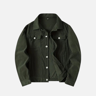Belavyn | Men’s Vintage Corduroy Jacket – Heritage Brown #color_army-green