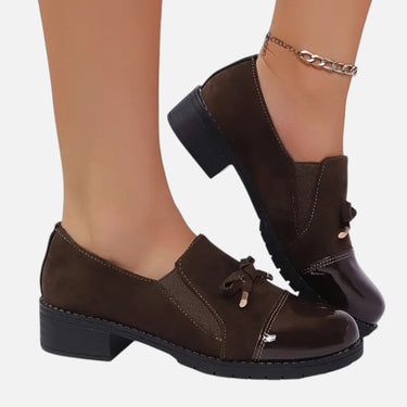 Belavyn | Womenâs Elegant Bow Slip-On Loafers