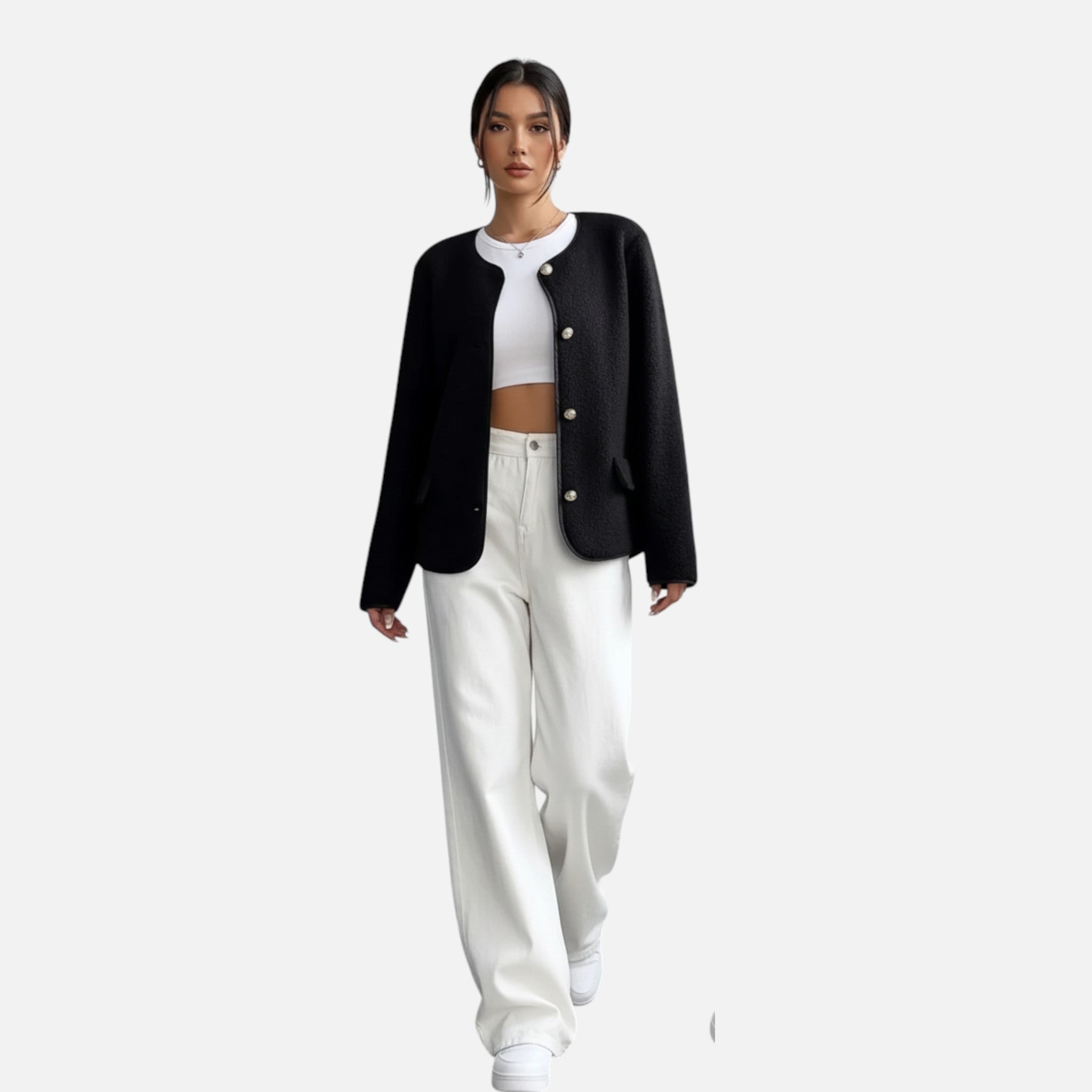 Black cardigan #color_black