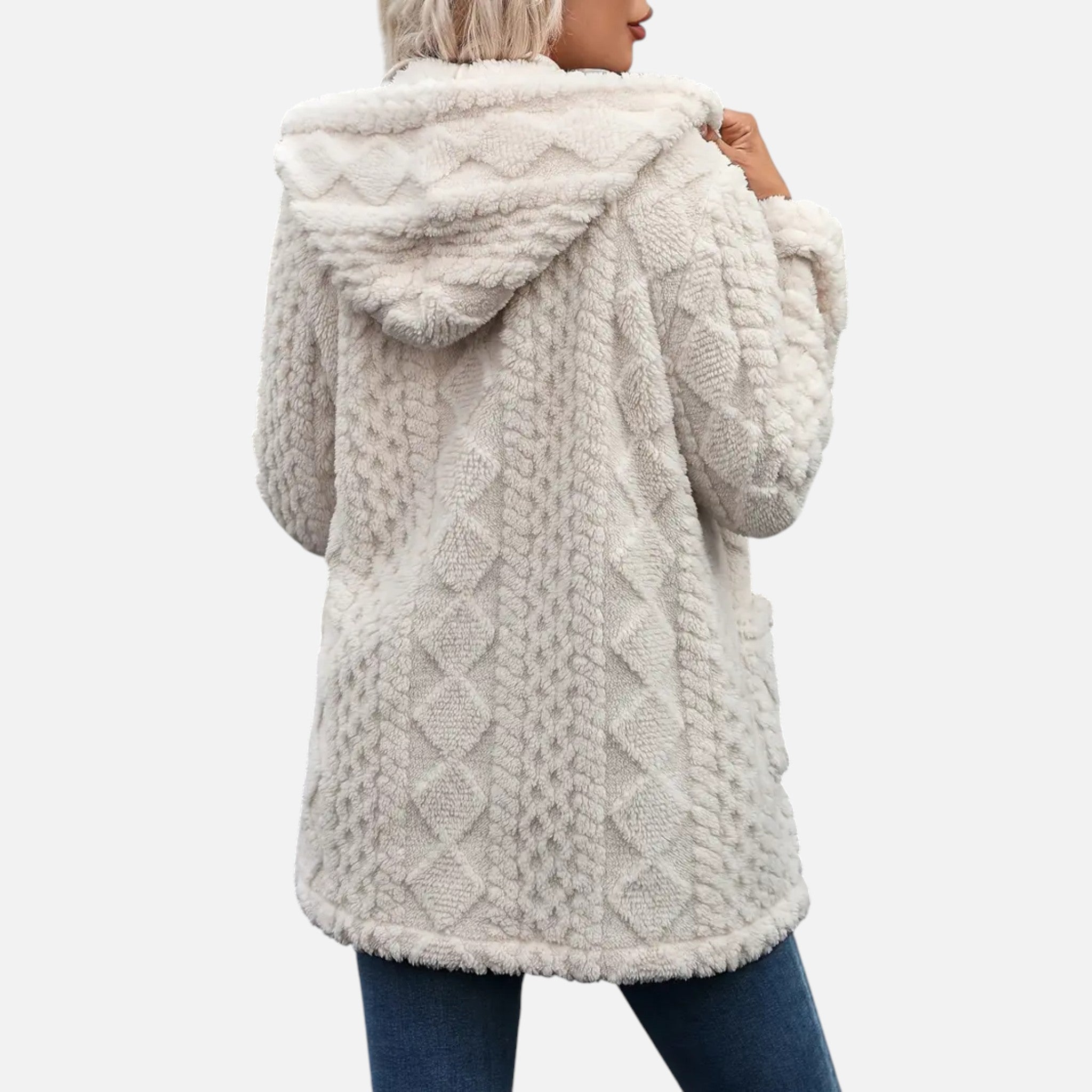 Belavyn | Womenâs Heritage Plush Buttoned Coat