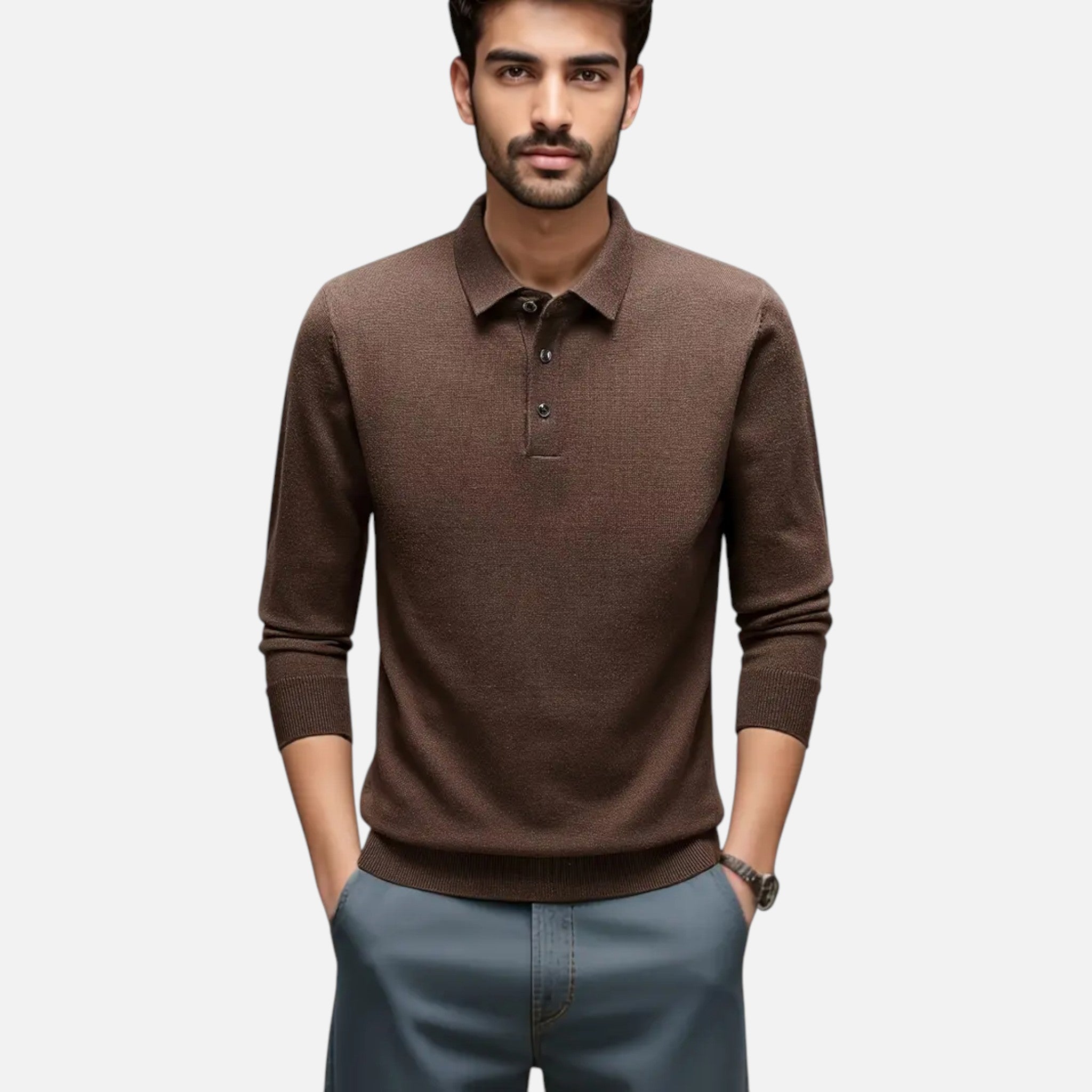 Belavyn | Menâs Heritage Wool Blend Sweater Jacket