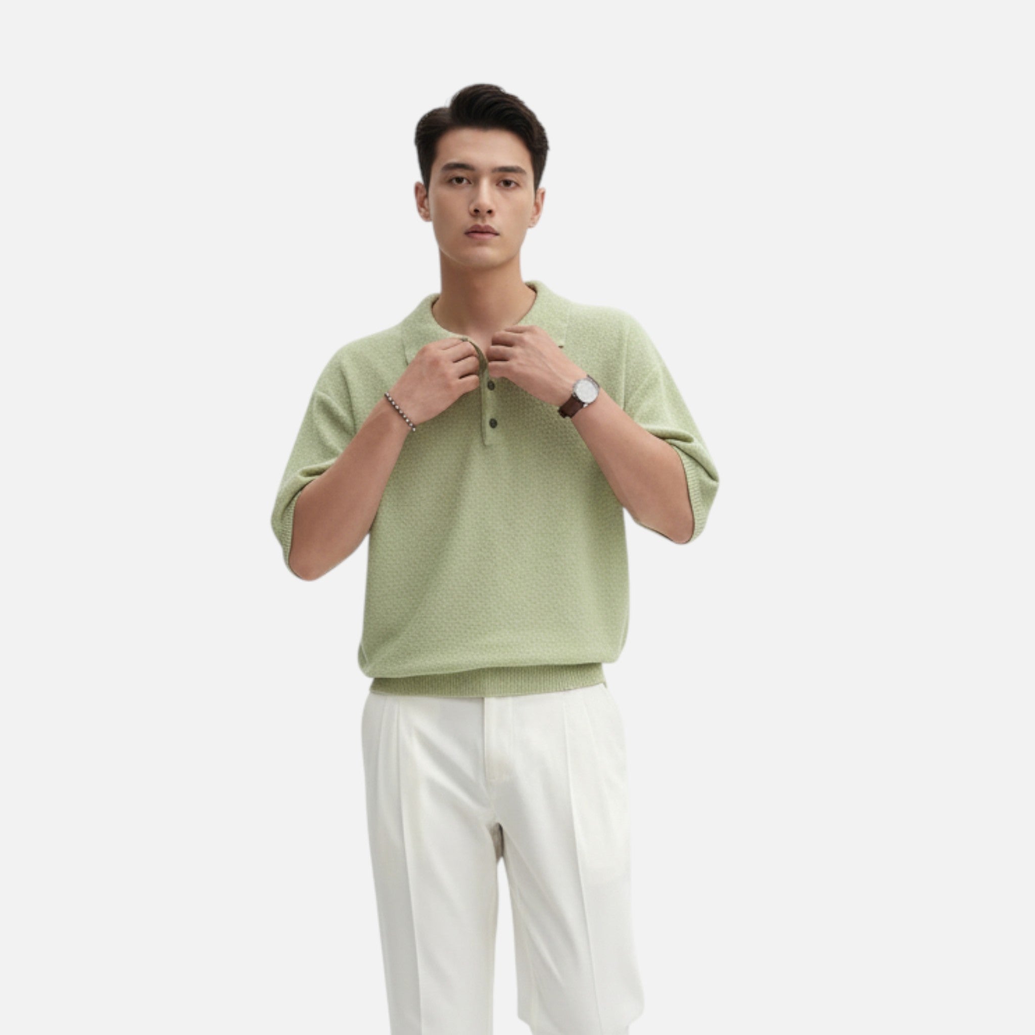 Belavyn | Menâs Riviera Knit Polo Shirt