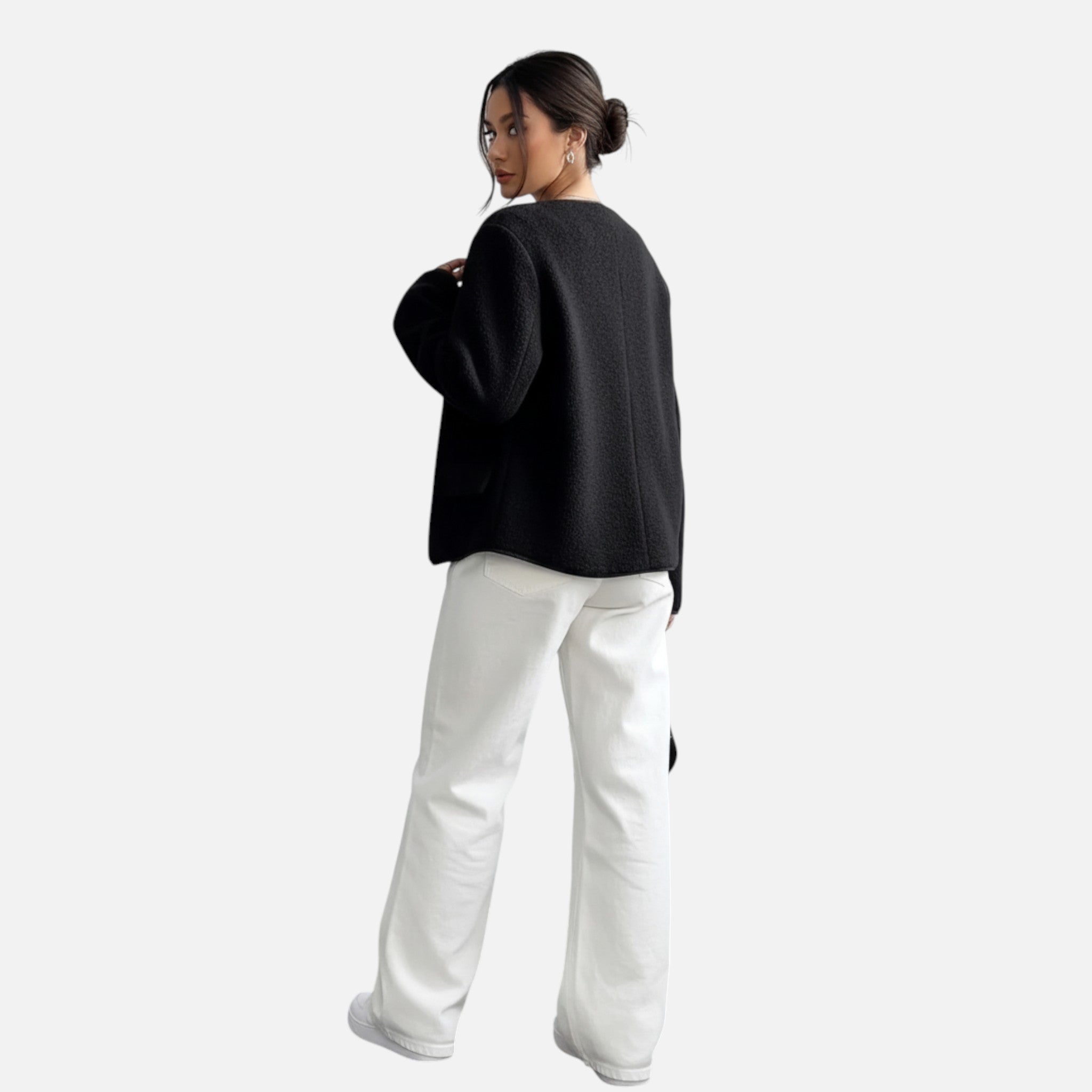 Black cardigan #color_black