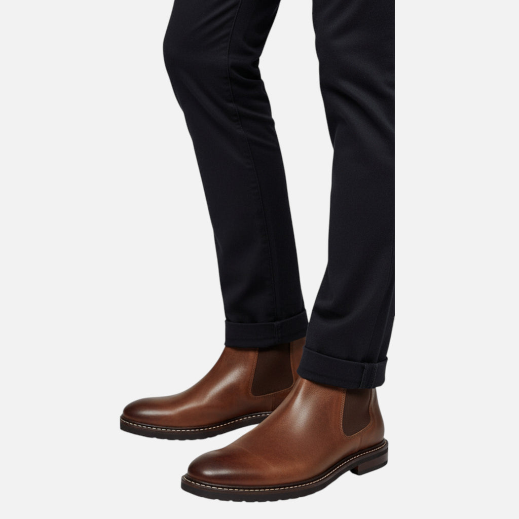 Belavyn | Menâs Heritage Two-Tone Leather Boots
