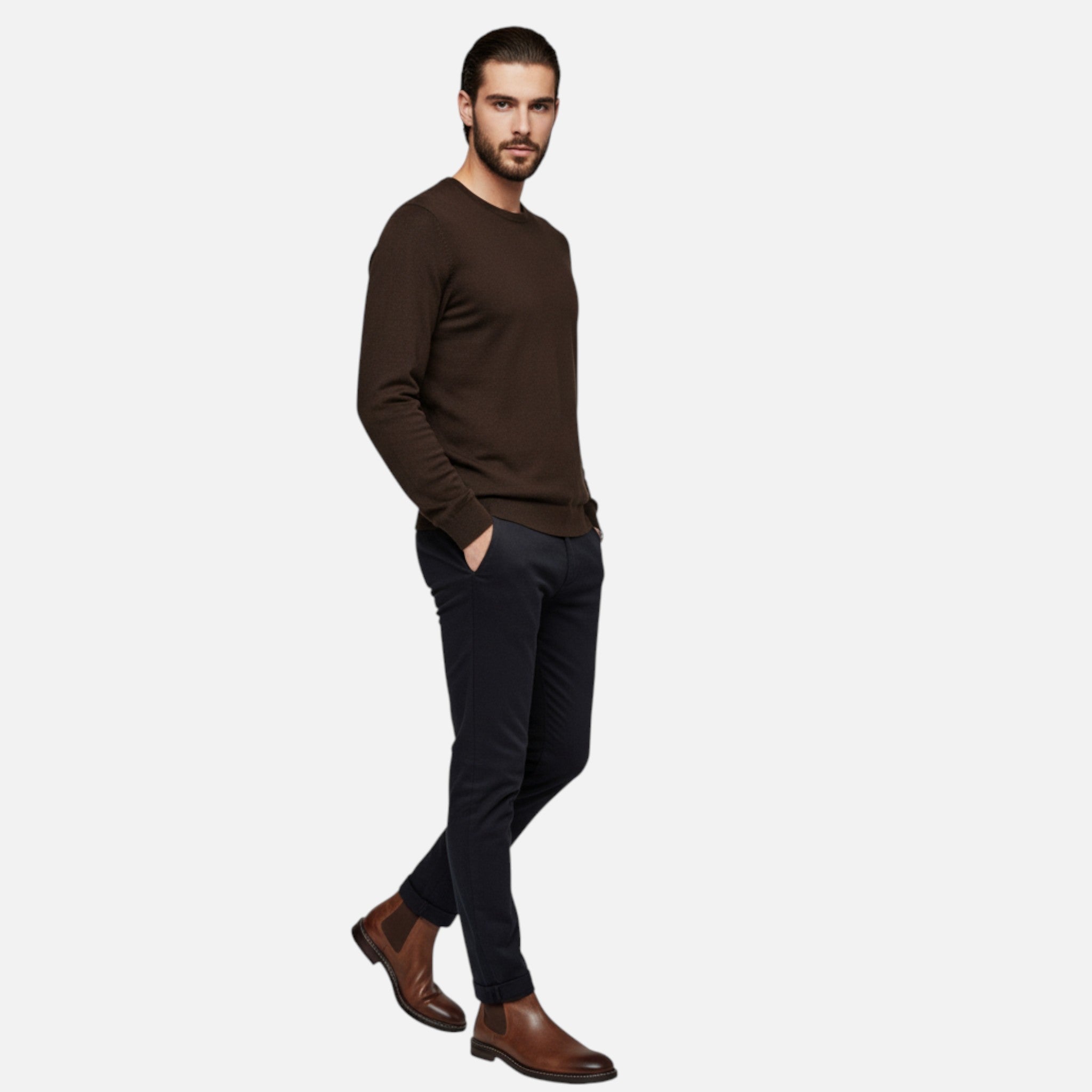 Belavyn | Menâs Heritage Two-Tone Leather Boots
