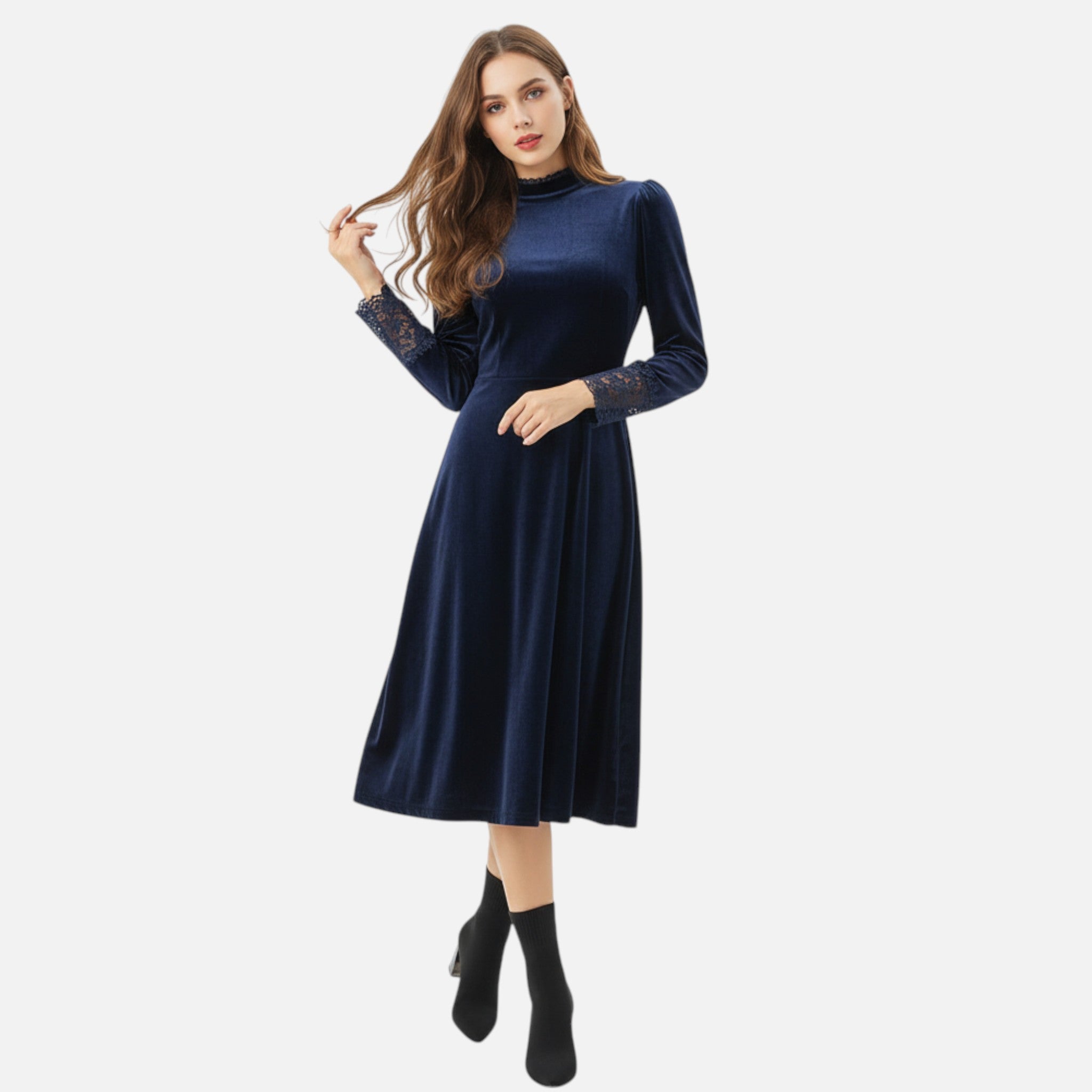 Belavyn | Womenâs Elegant Chunky Heel Pumps