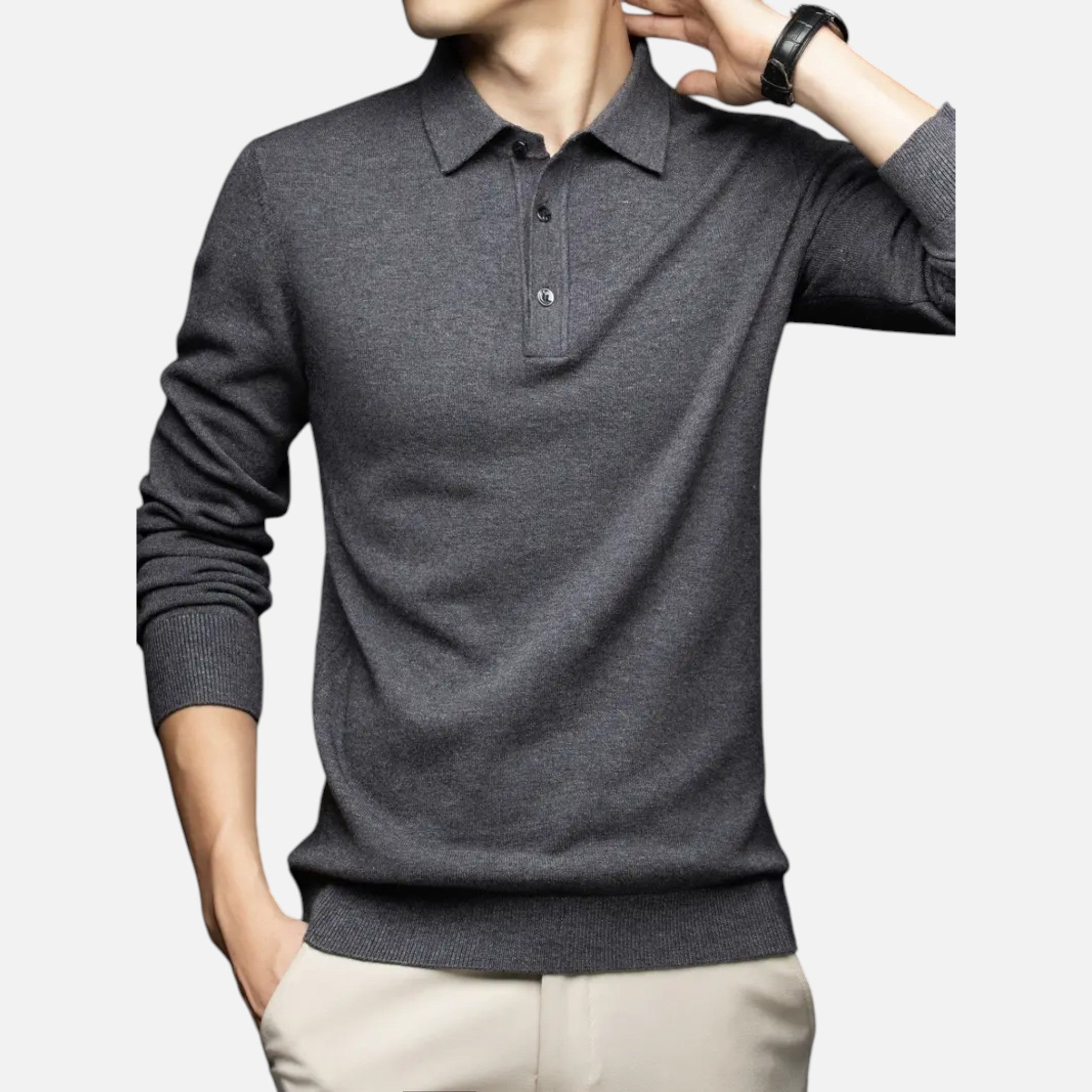 Belavyn | Menâs Heritage Wool Blend Sweater Jacket
