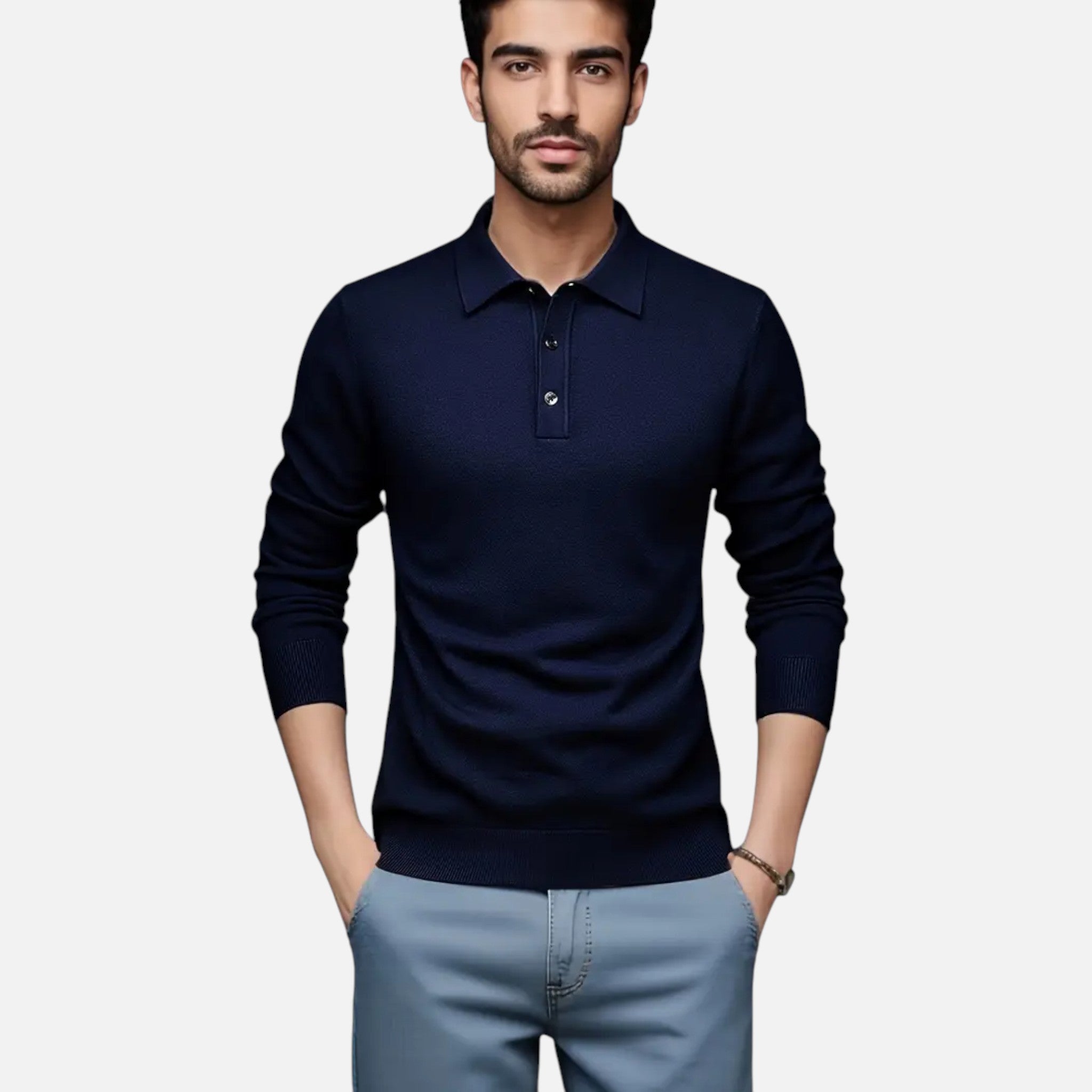 Belavyn | Menâs Heritage Wool Blend Sweater Jacket