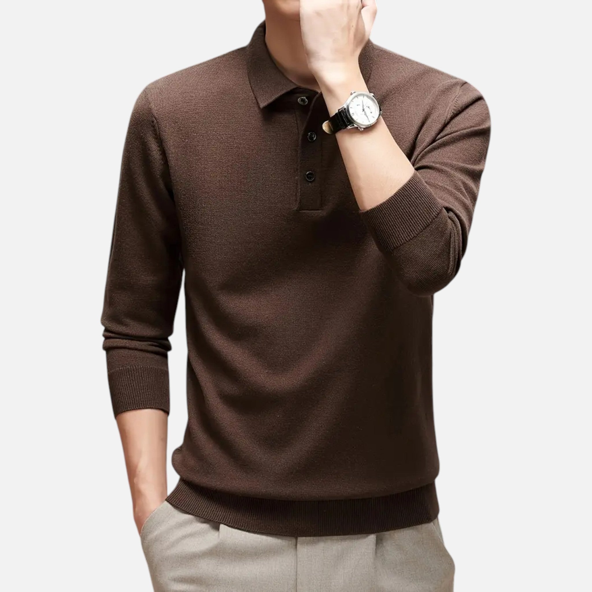 Belavyn | Menâs Heritage Wool Blend Sweater Jacket
