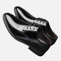 Belavyn | Menâs Classic Black Leather Dress Shoes