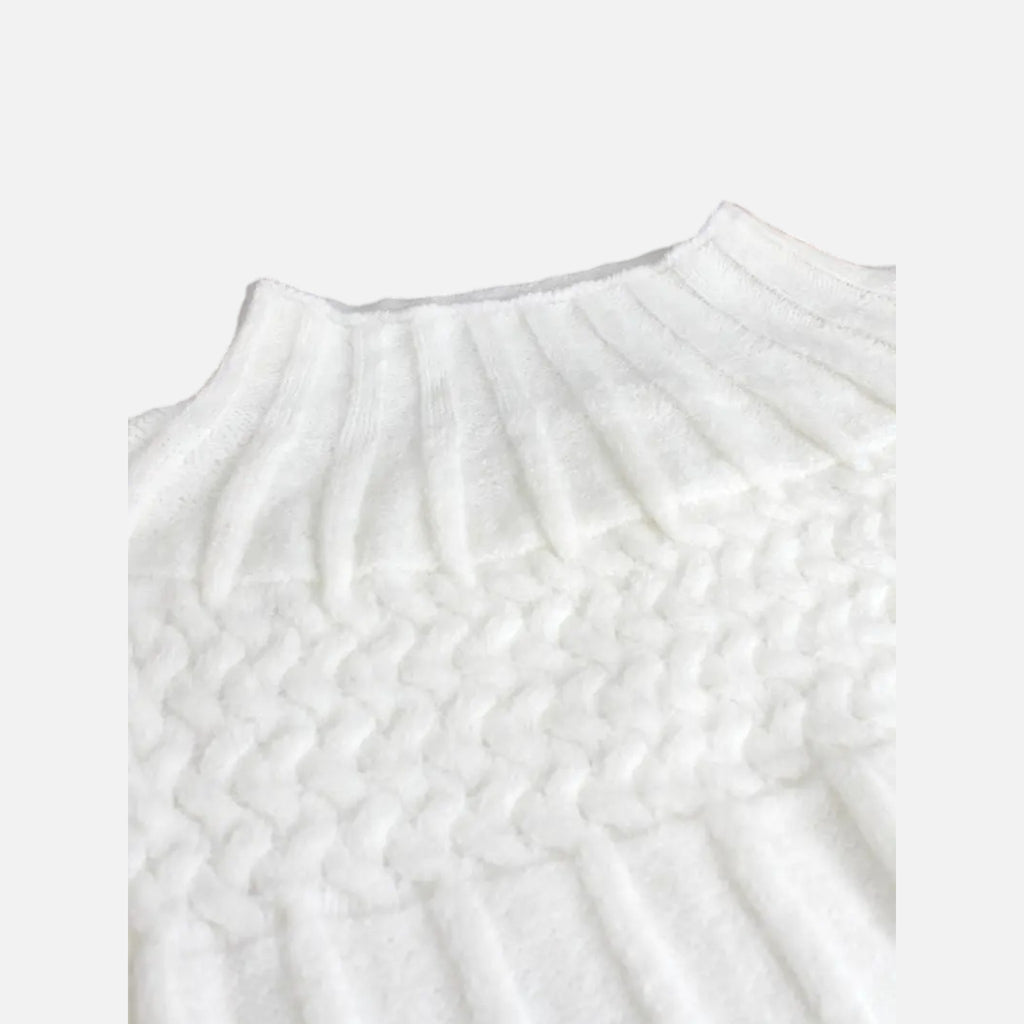 Belavyn | Womenâs GuipureâLace TurtleâNeck Sweater