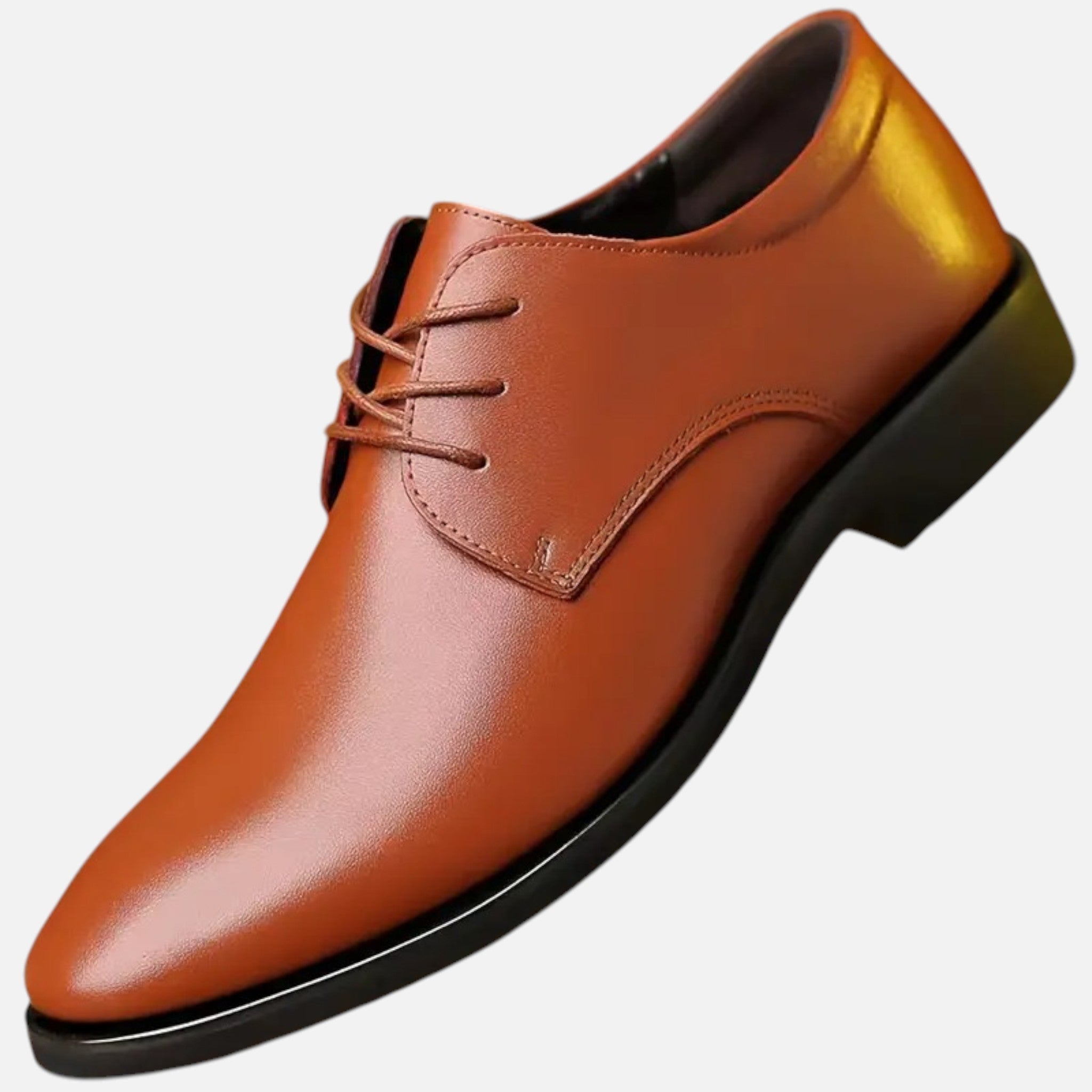 Belavyn | Menâs Classic Black Leather Dress Shoes