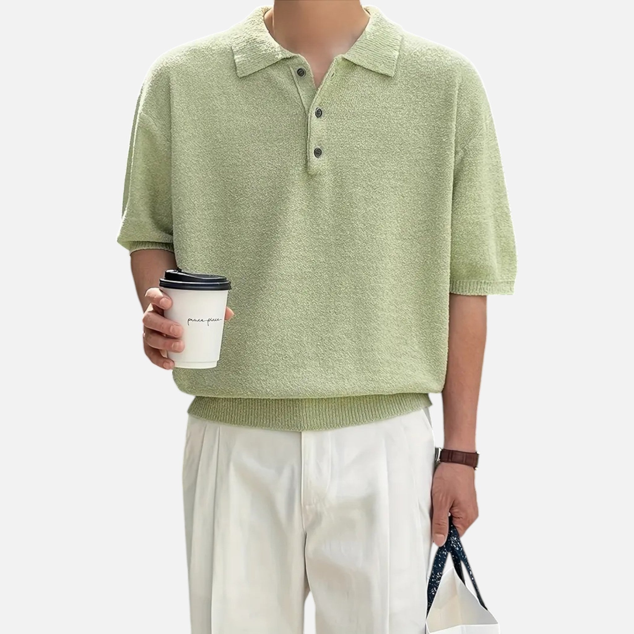 Belavyn | Menâs Riviera Knit Polo Shirt