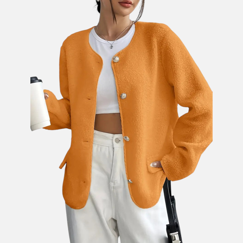 Earth yellow cardigan #color_earth-yellow