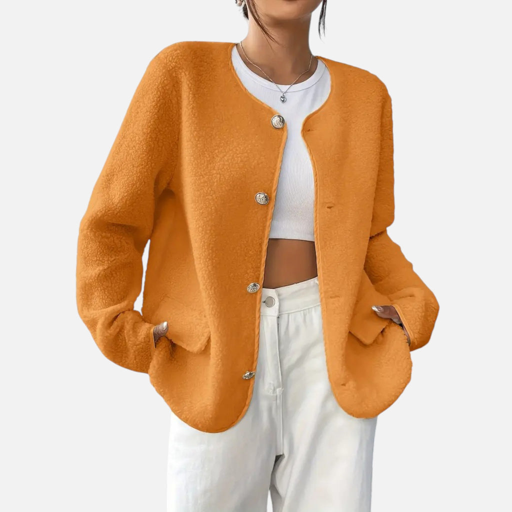 Earth yellow cardigan #color_earth-yellow