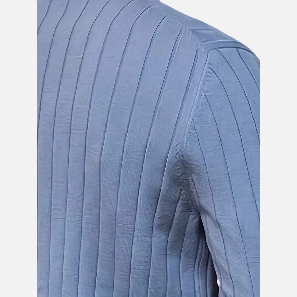 Belavyn | Men’s Wool V-Neck Cardigan #color_blue