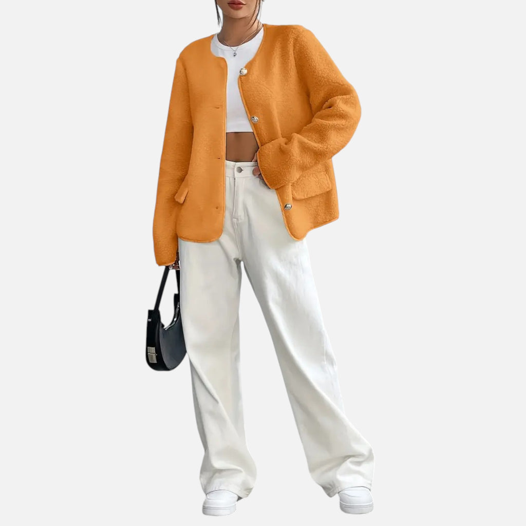 Earth yellow cardigan #color_earth-yellow