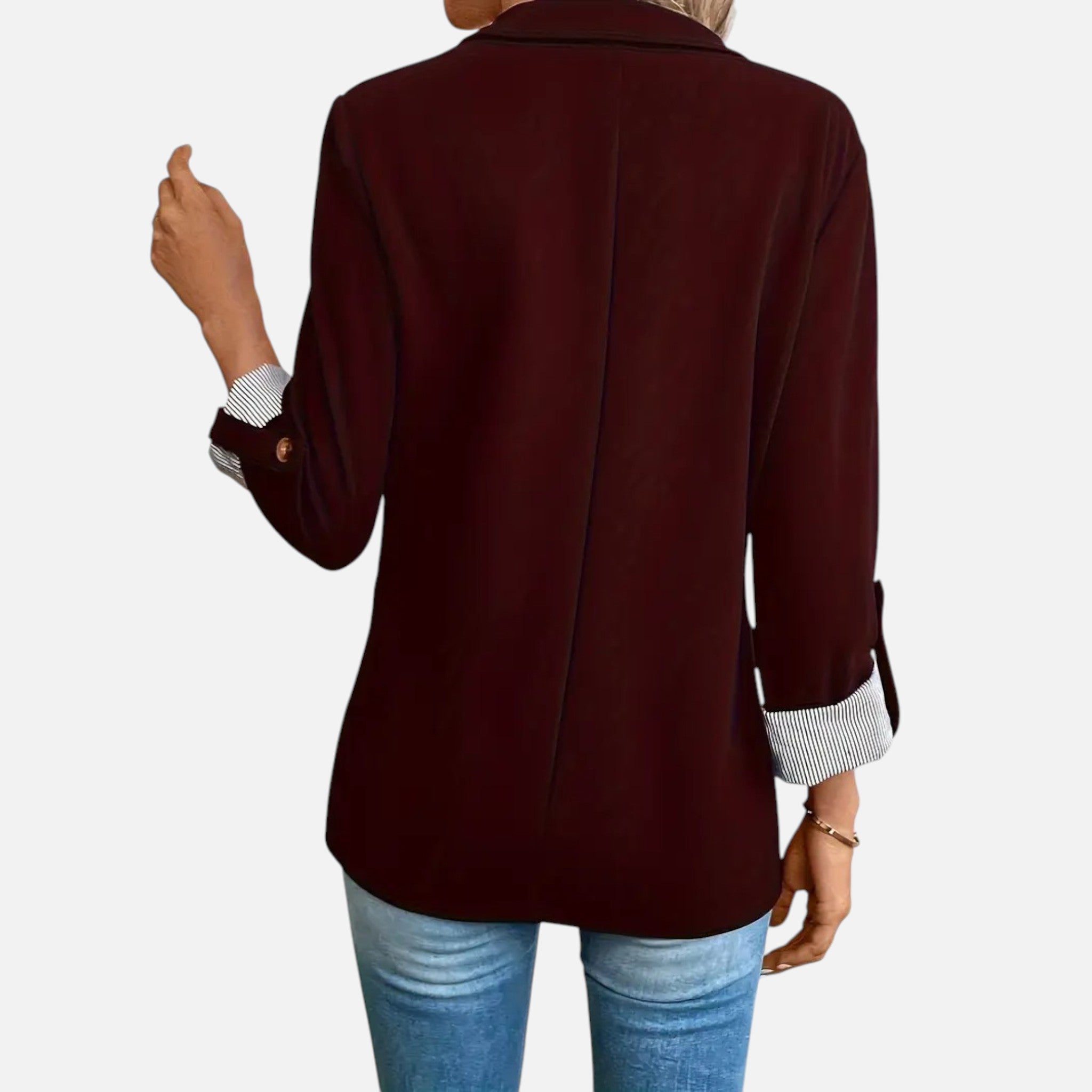 Belavynâ¯| Womenâs Riviera LightâBlue DoubleâBreasted Blazer