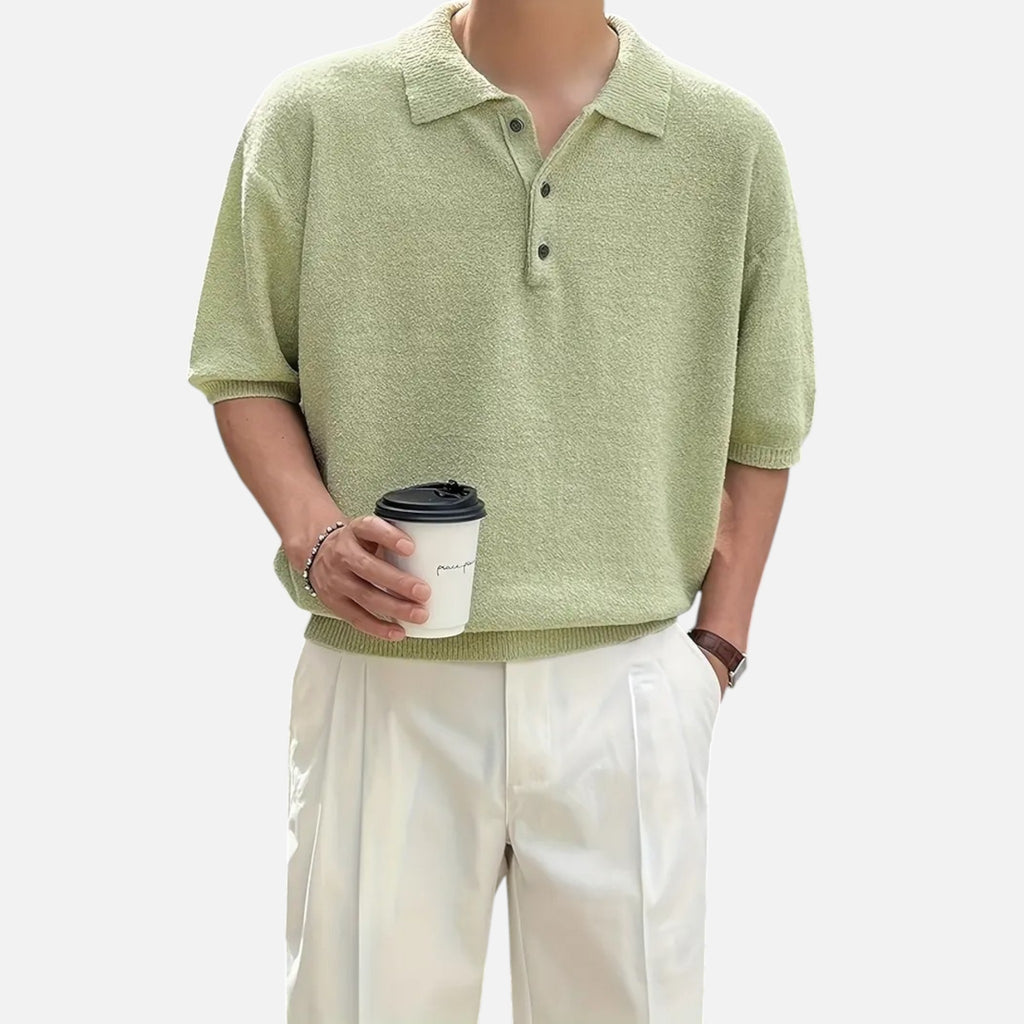 Belavyn | Menâs Riviera Knit Polo Shirt