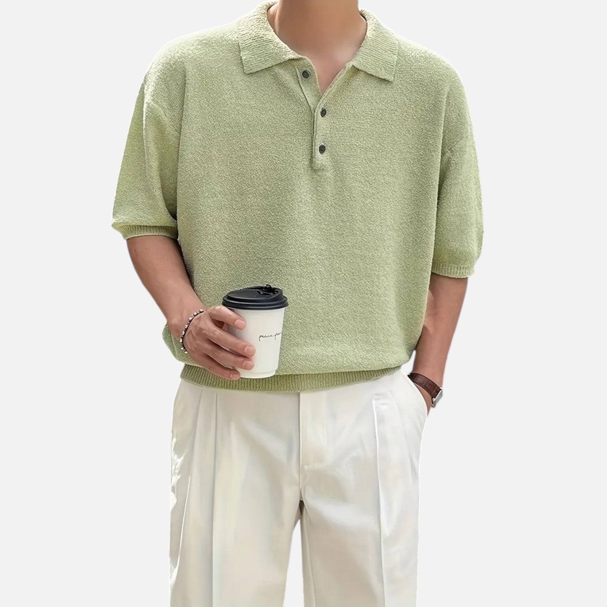 Belavyn | Menâs Riviera Knit Polo Shirt