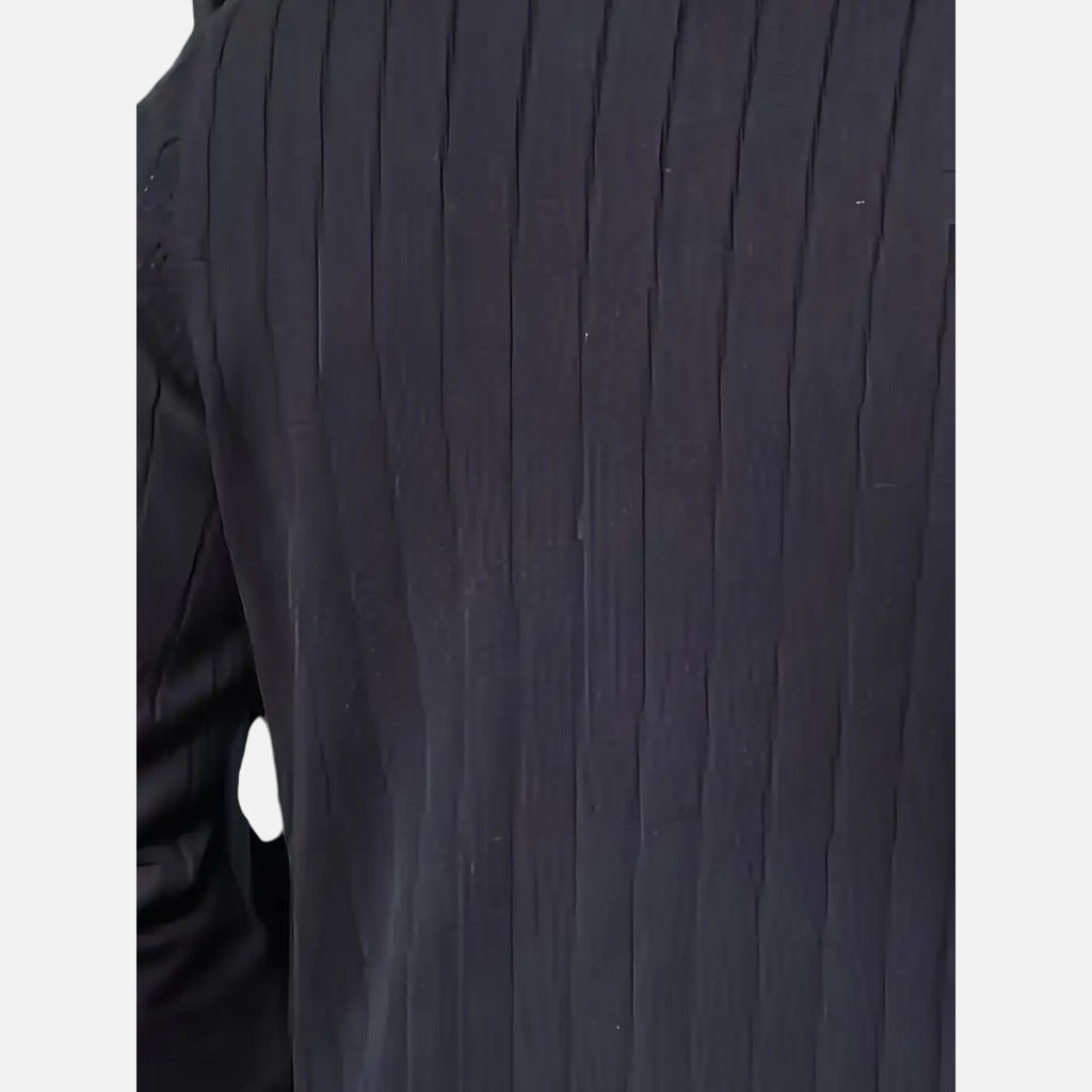 Belavyn | Men’s Wool V-Neck Cardigan #color_black