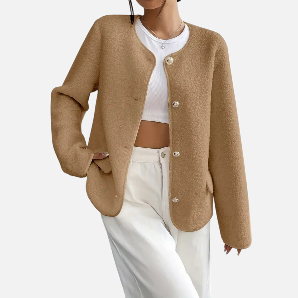 Coffee cardigan #color_coffee