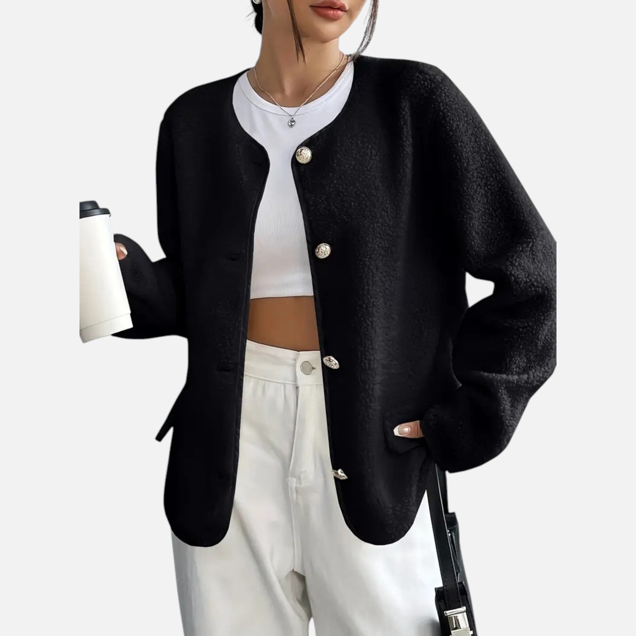 Black cardigan #color_black