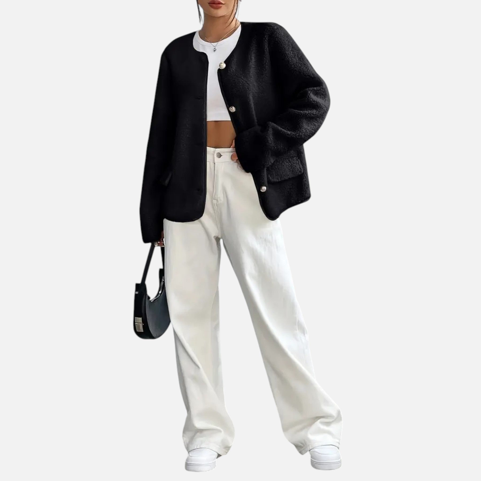 Black cardigan #color_black