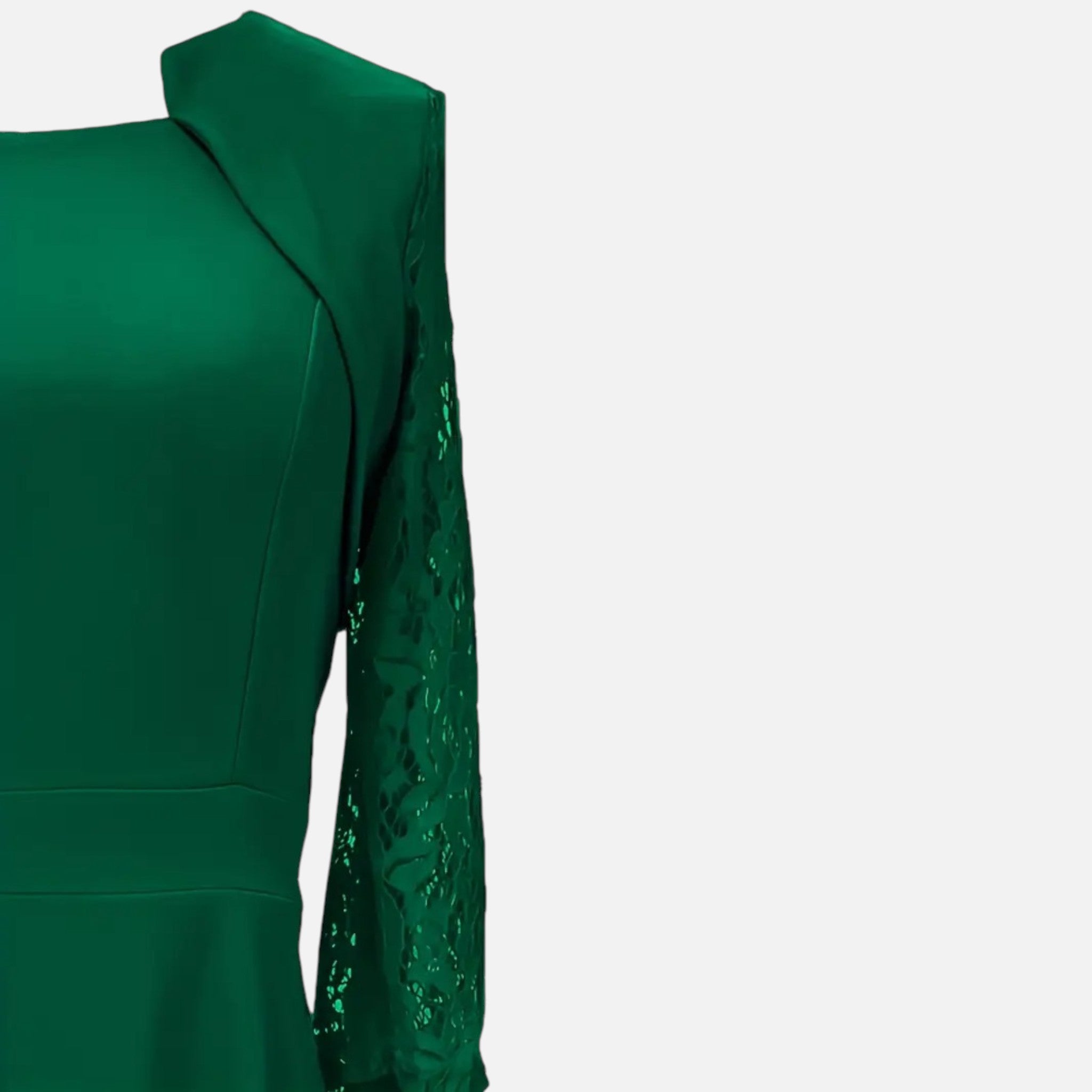 Belavyn | Womenâs Vintage Lace Square-Neck Swing Dress