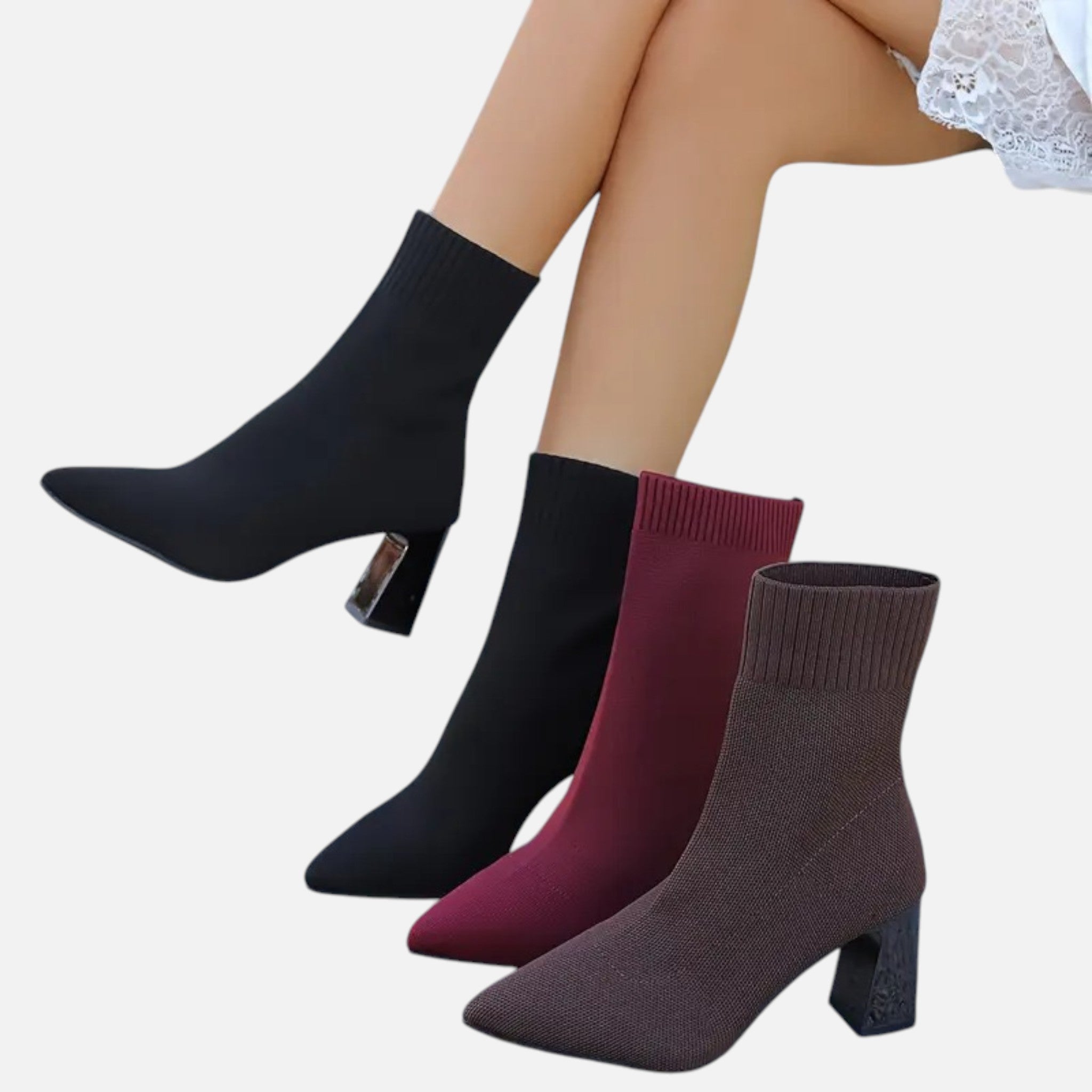 Belavyn | Womenâs Elegant Chunky Heel Pumps