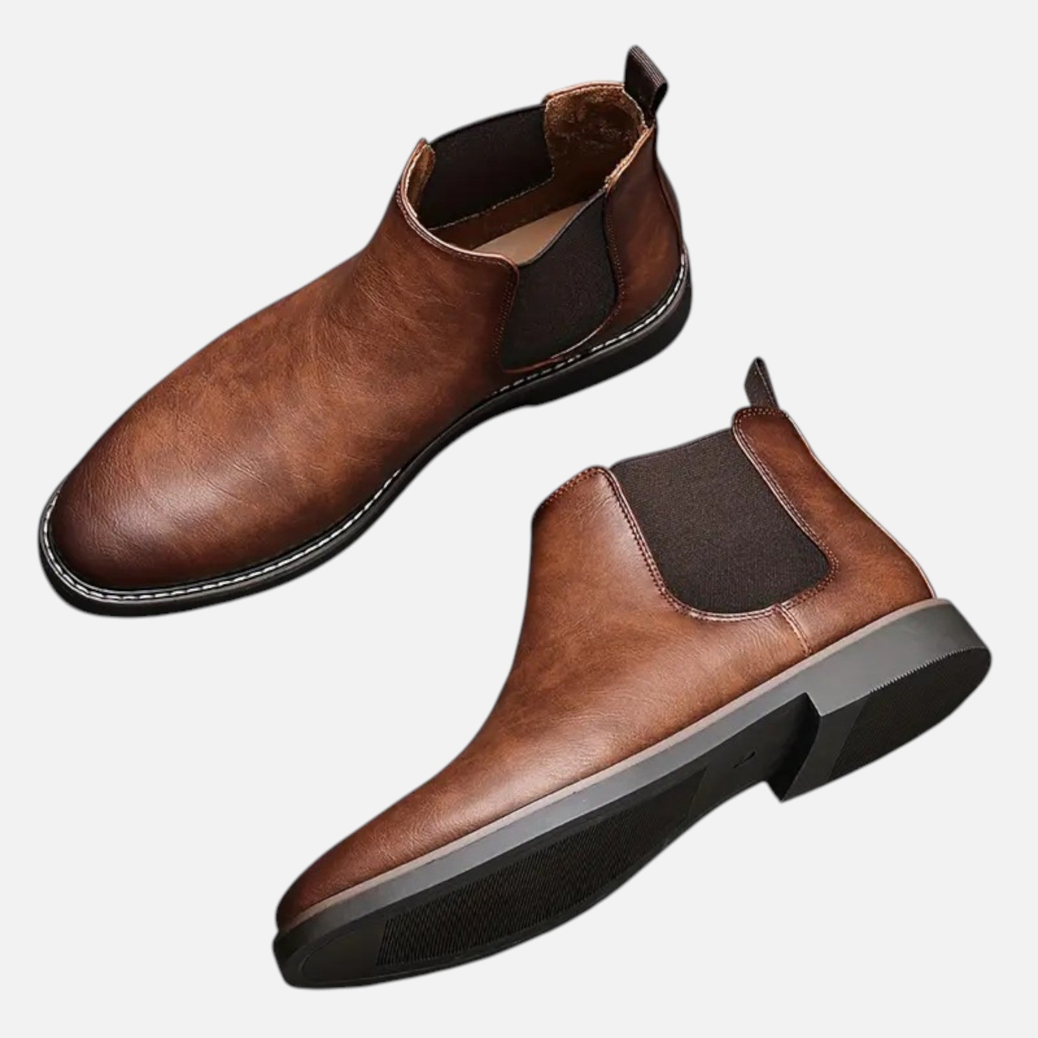Belavyn | Menâs Heritage Two-Tone Leather Boots