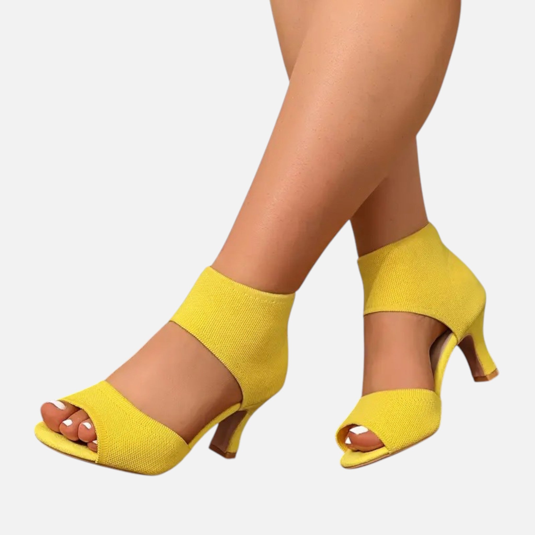 Belavyn | Womenâs Elegant Wide-Width Heeled Sandals