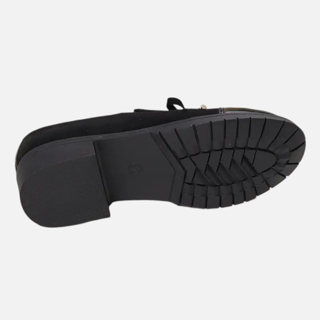 Belavyn | Womenâs Elegant Bow Slip-On Loafers