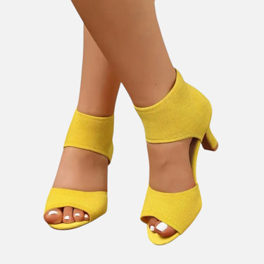 Belavyn | Womenâs Elegant Wide-Width Heeled Sandals