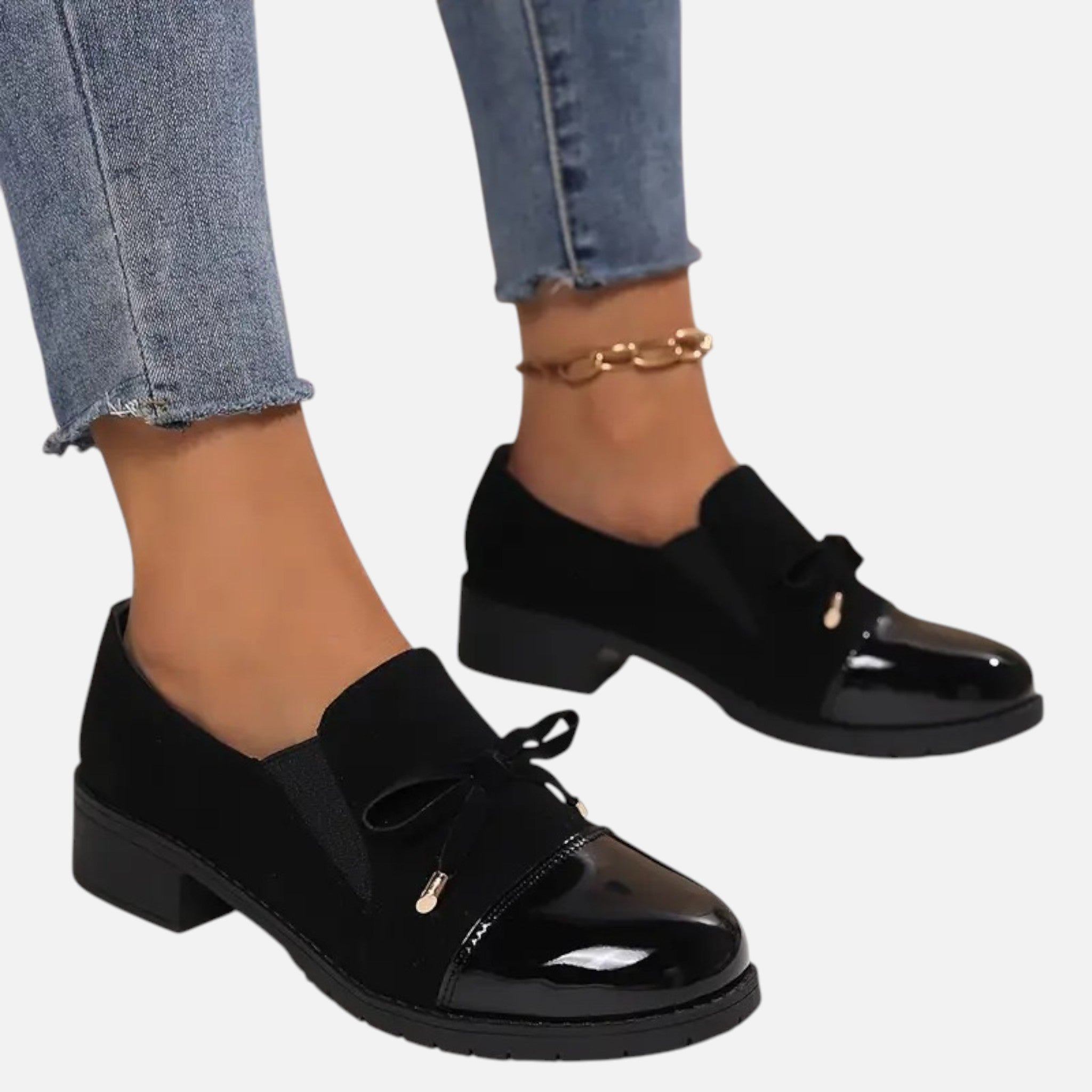 Belavyn | Womenâs Elegant Bow Slip-On Loafers
