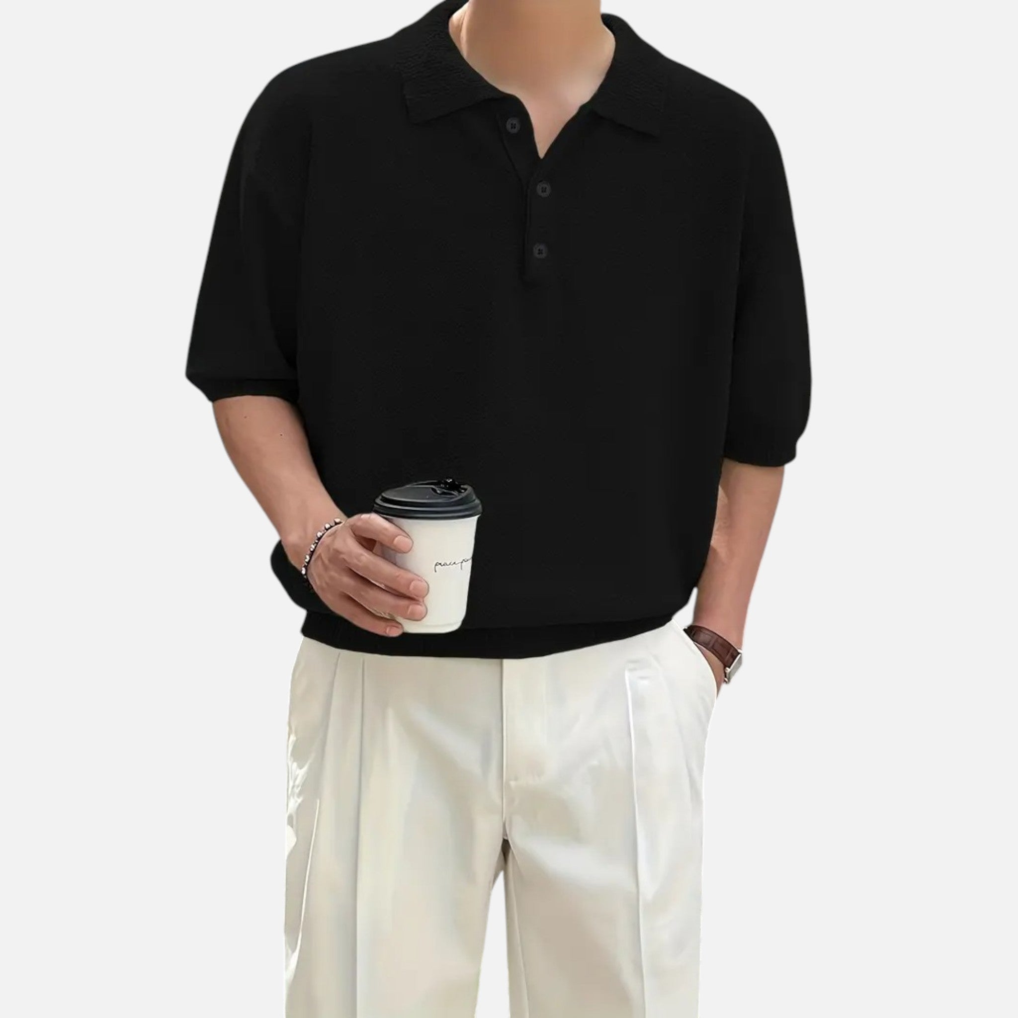 Belavyn | Menâs Riviera Knit Polo Shirt