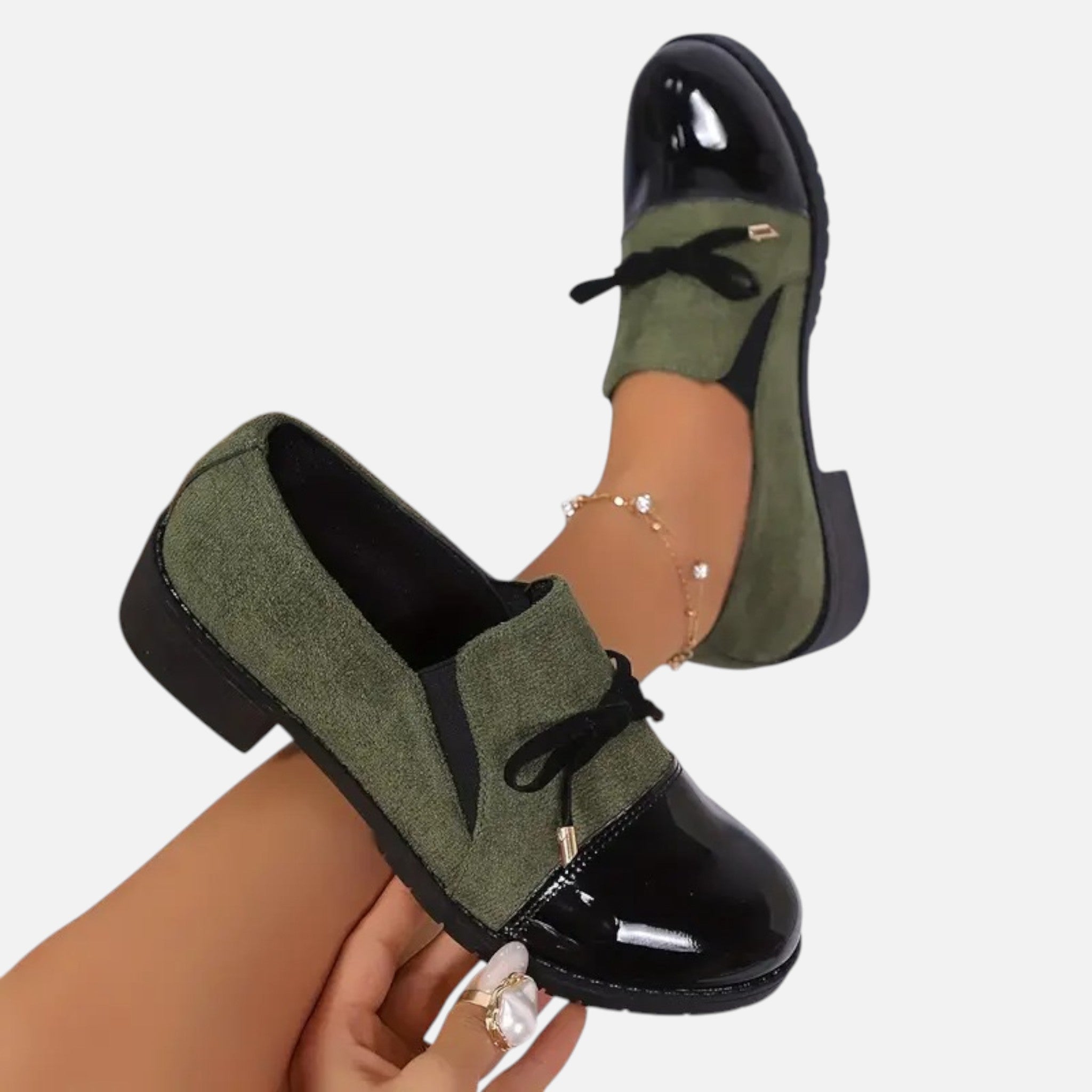 Belavyn | Womenâs Elegant Bow Slip-On Loafers