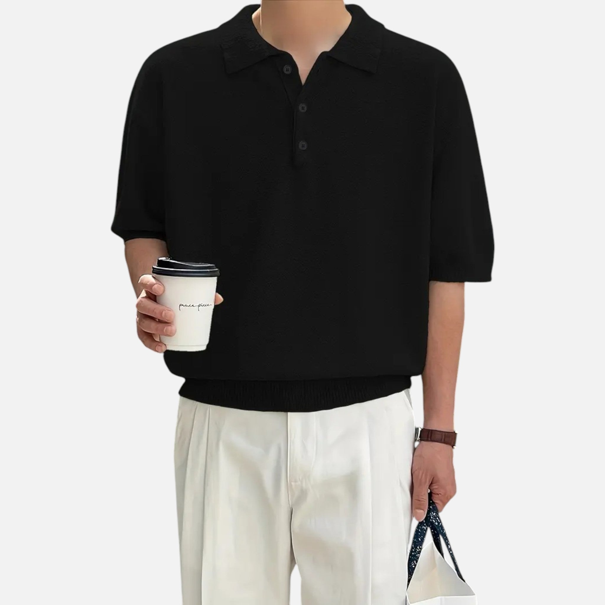 Belavyn | Menâs Riviera Knit Polo Shirt