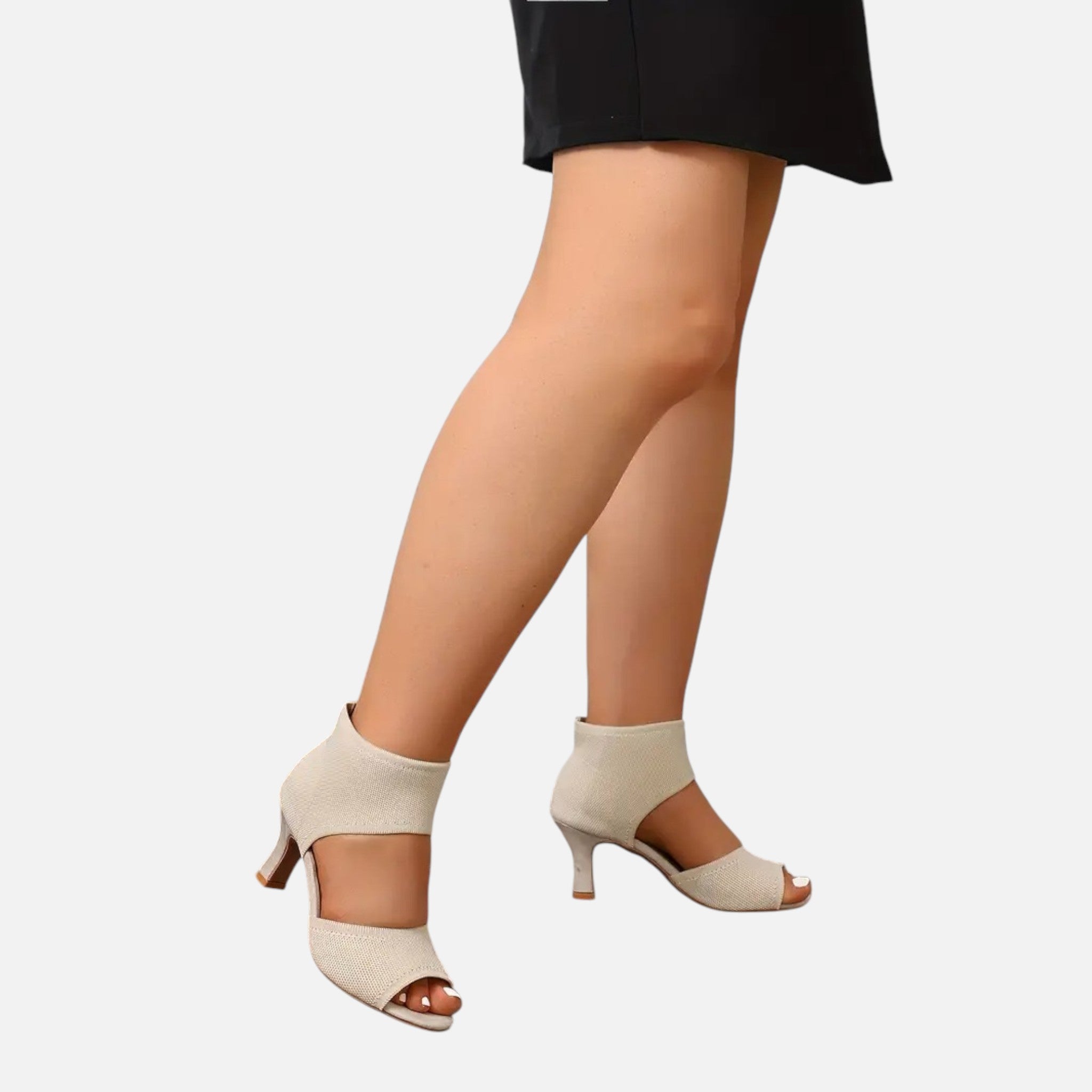 Belavyn | Womenâs Elegant Wide-Width Heeled Sandals