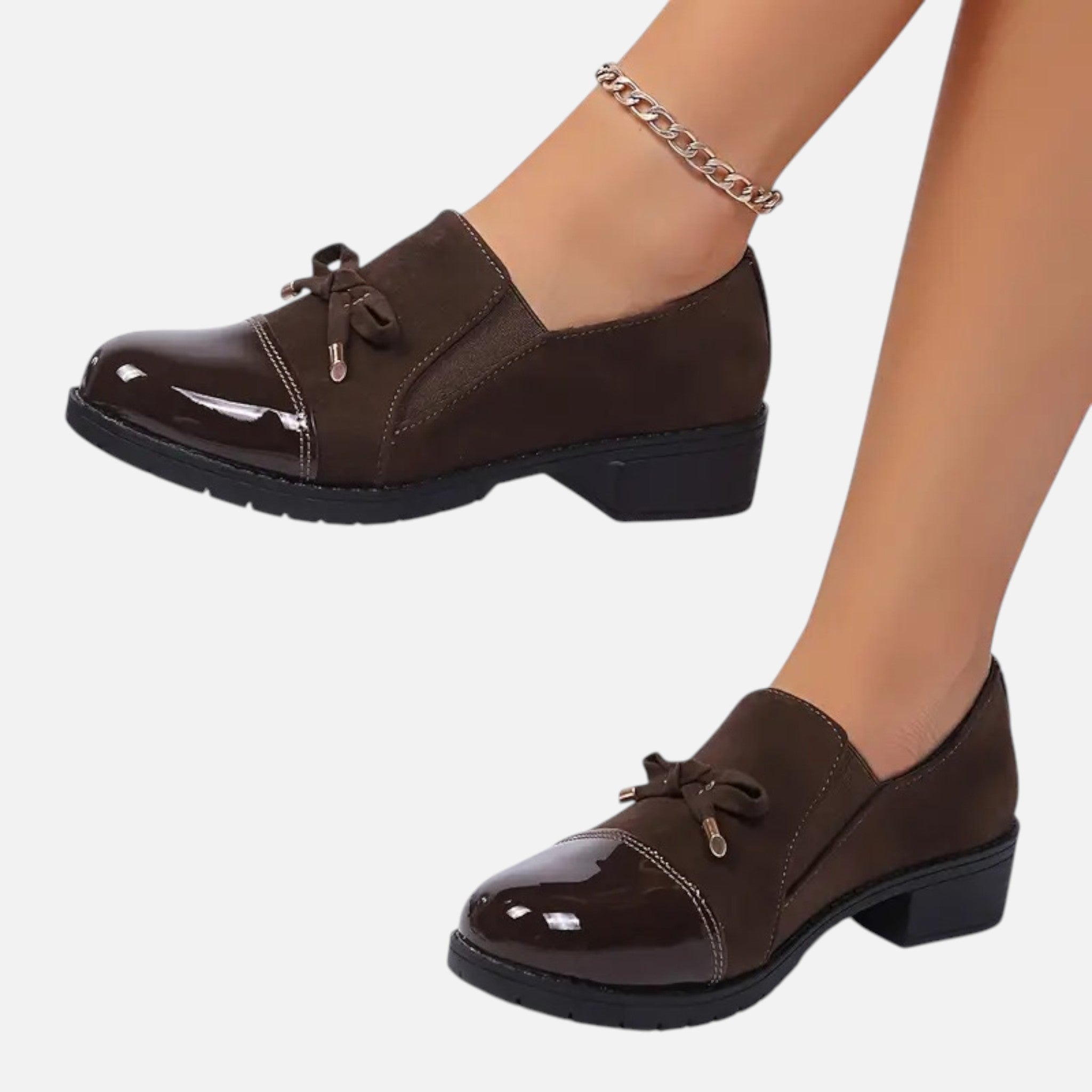 Belavyn | Womenâs Elegant Bow Slip-On Loafers