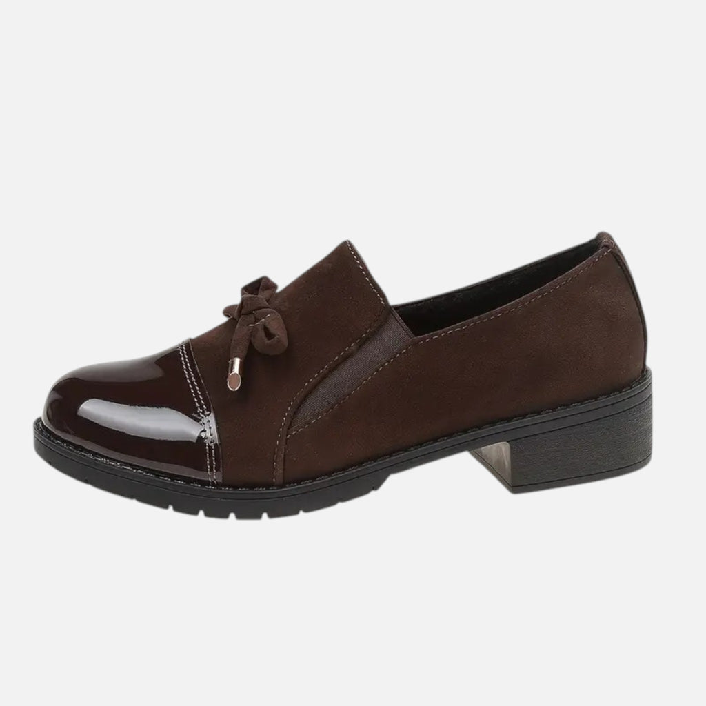 Belavyn | Womenâs Elegant Bow Slip-On Loafers