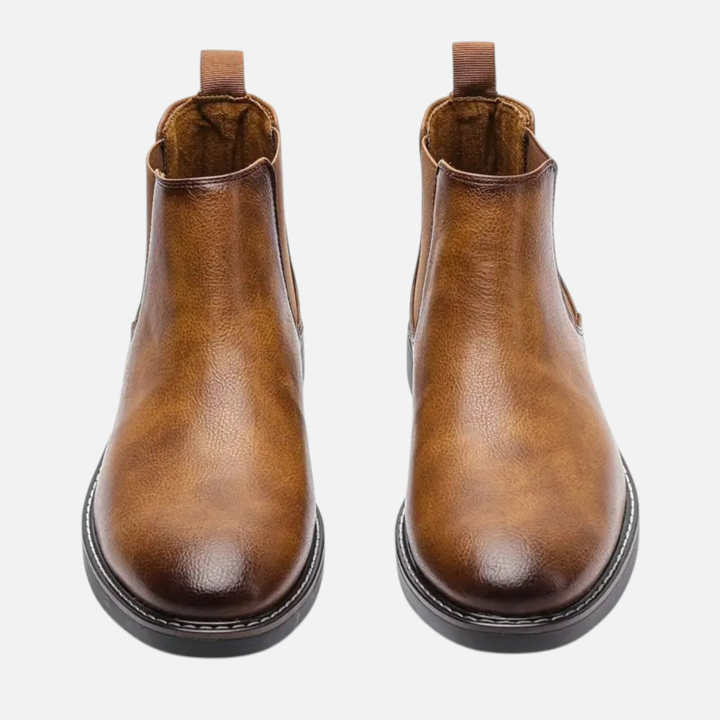 Belavyn | Menâs Heritage Two-Tone Leather Boots
