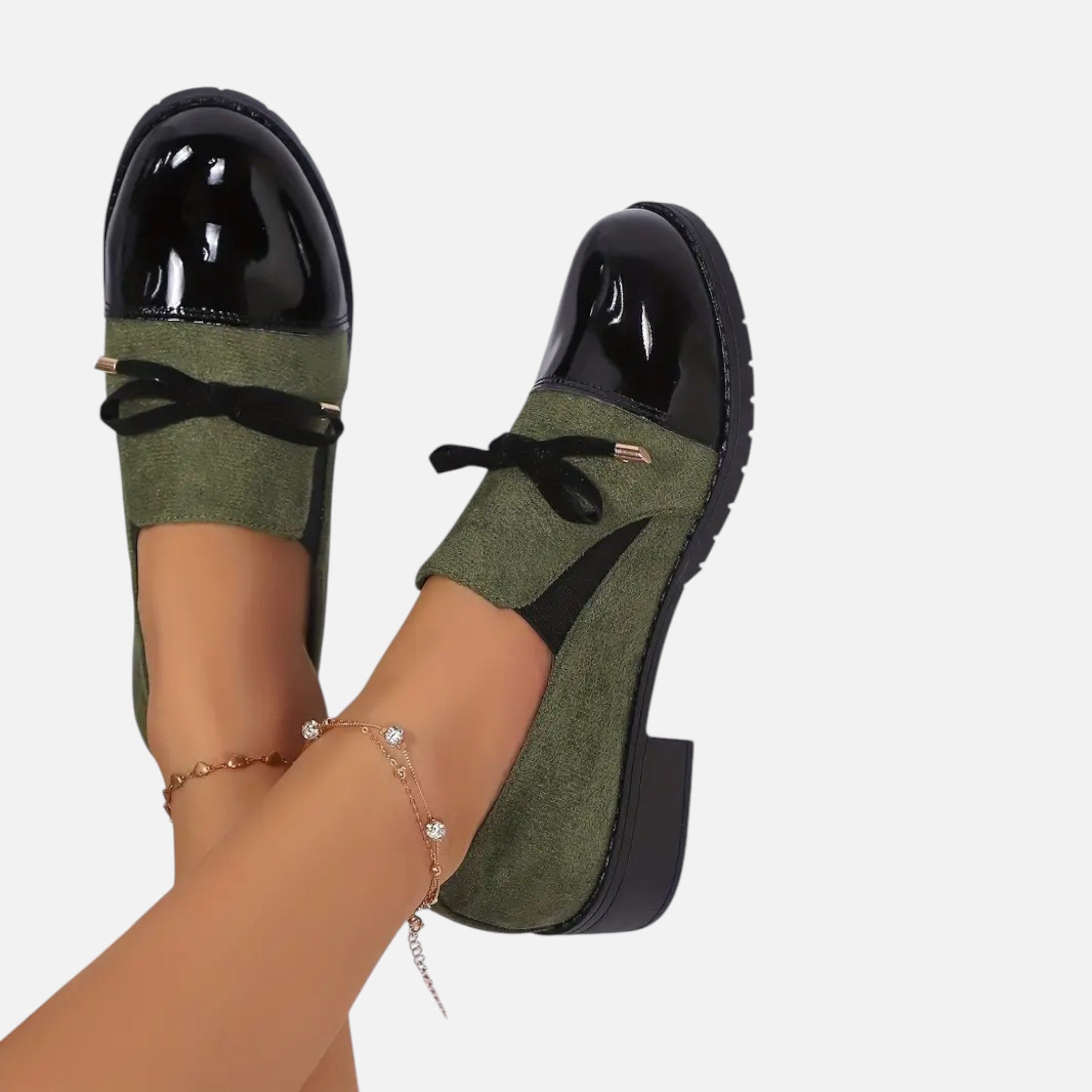 Belavyn | Womenâs Elegant Bow Slip-On Loafers