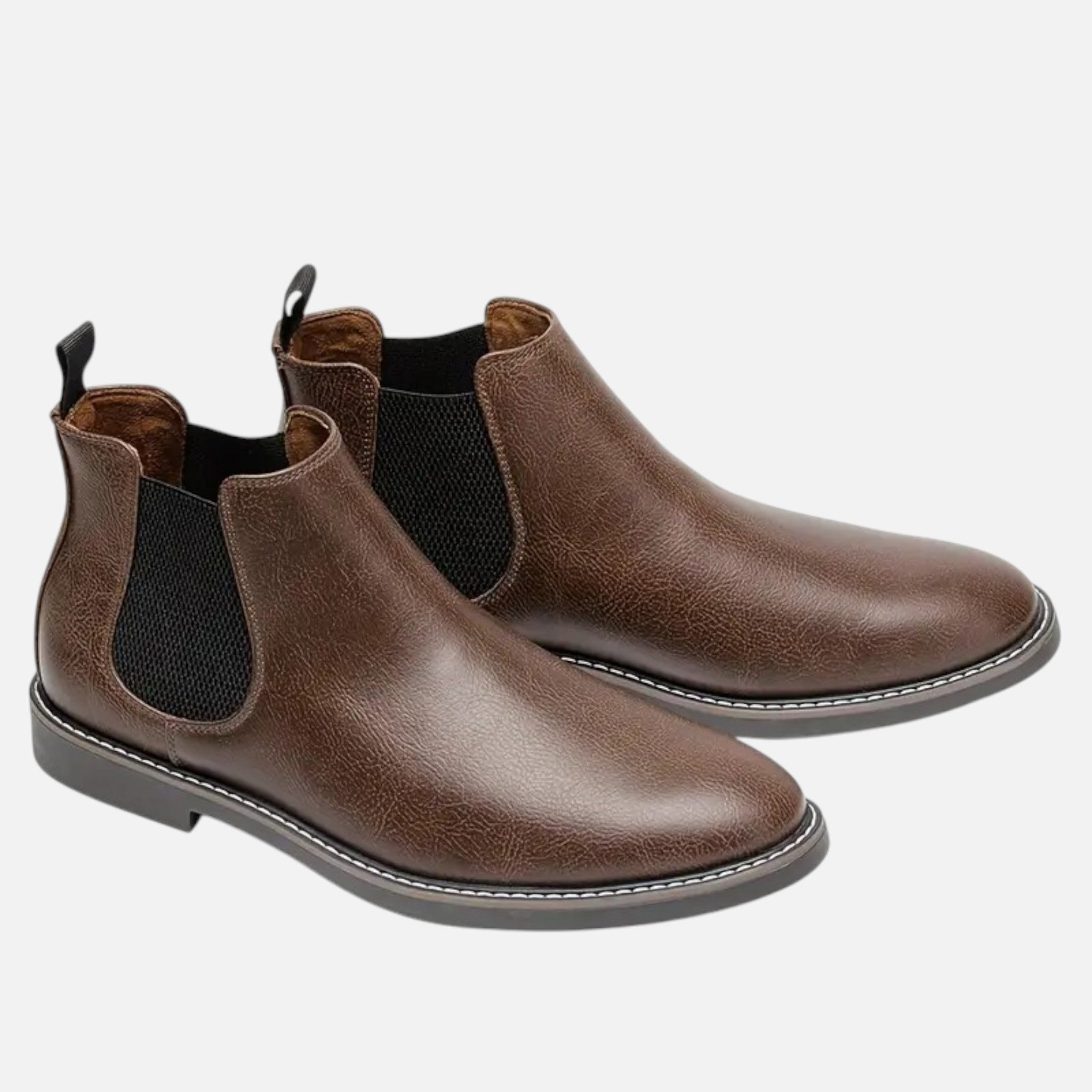 Belavyn | Menâs Heritage Two-Tone Leather Boots