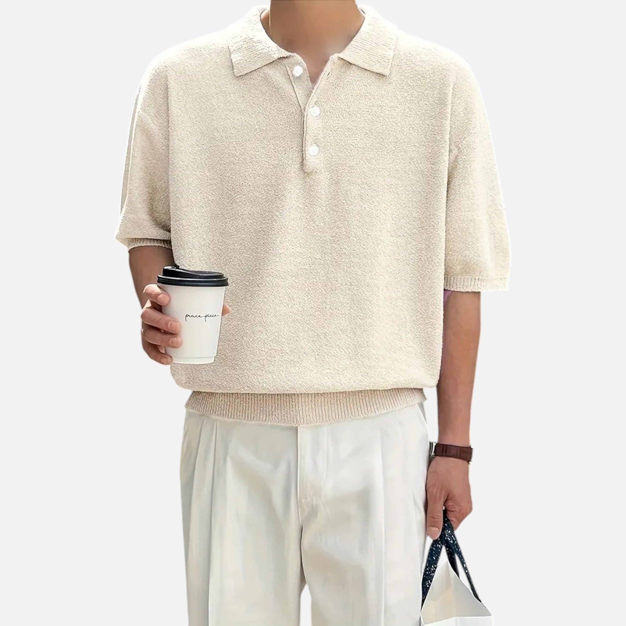Belavyn | Menâs Riviera Knit Polo Shirt