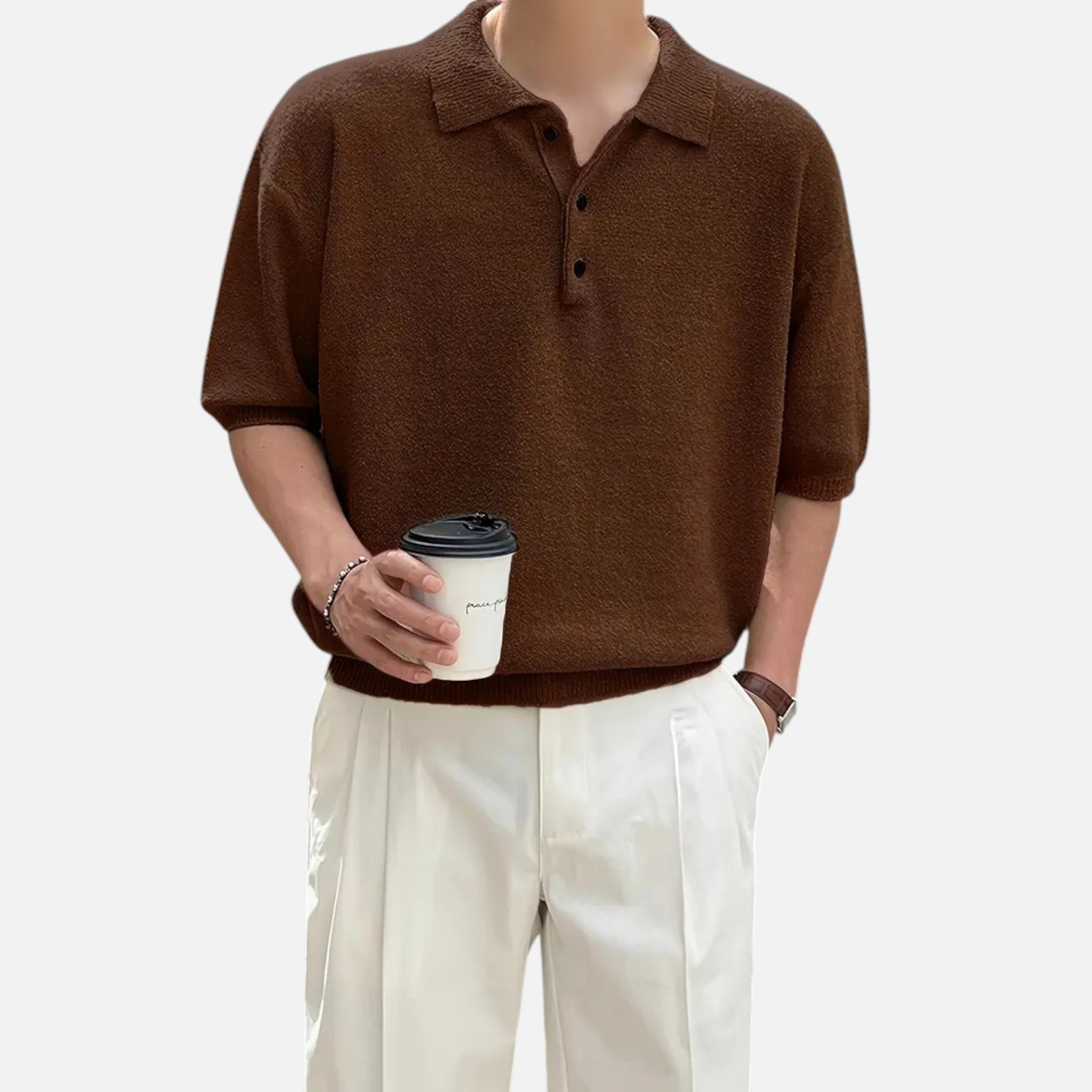 Belavyn | Menâs Riviera Knit Polo Shirt