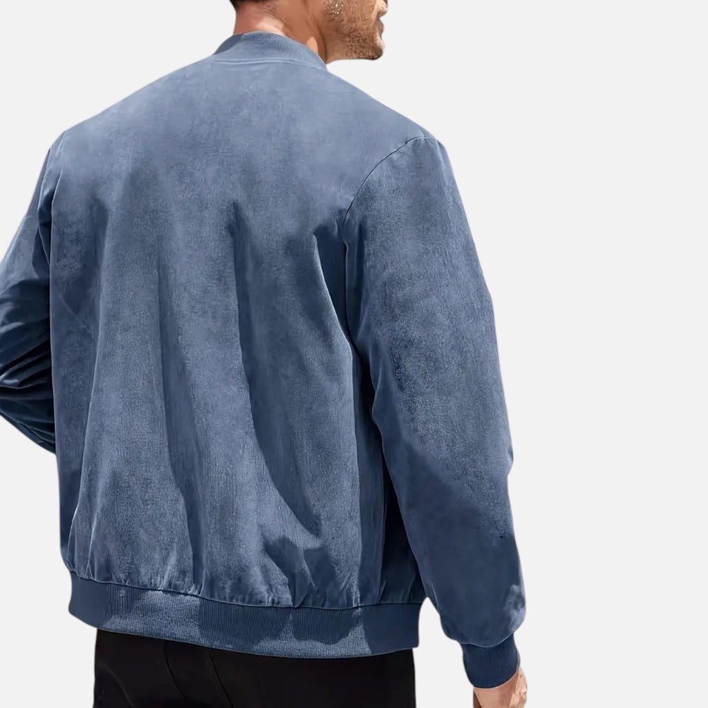 Belavyn | Menâs Heritage Zipper Jacket in Black