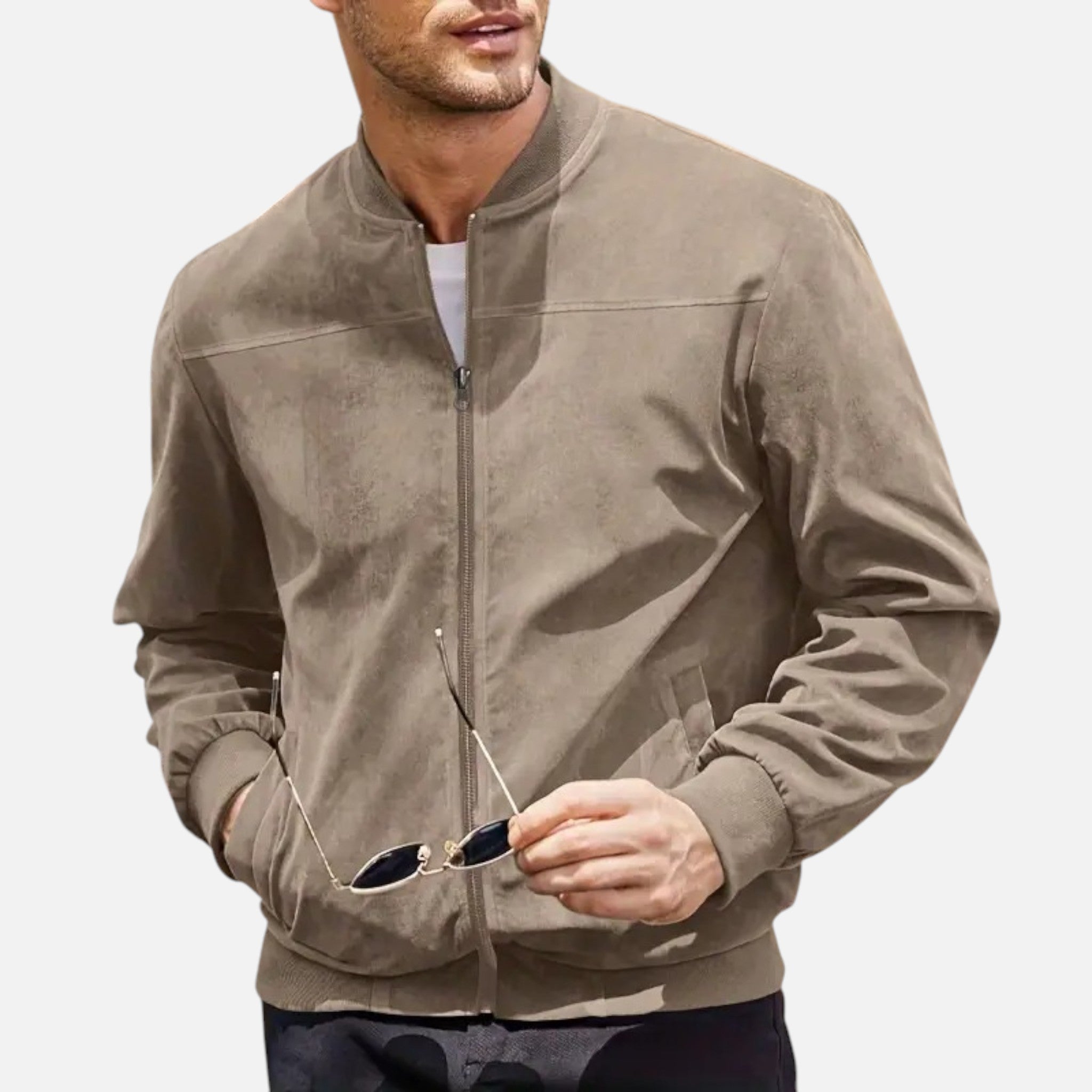Belavyn | Menâs Heritage Zipper Jacket in Black