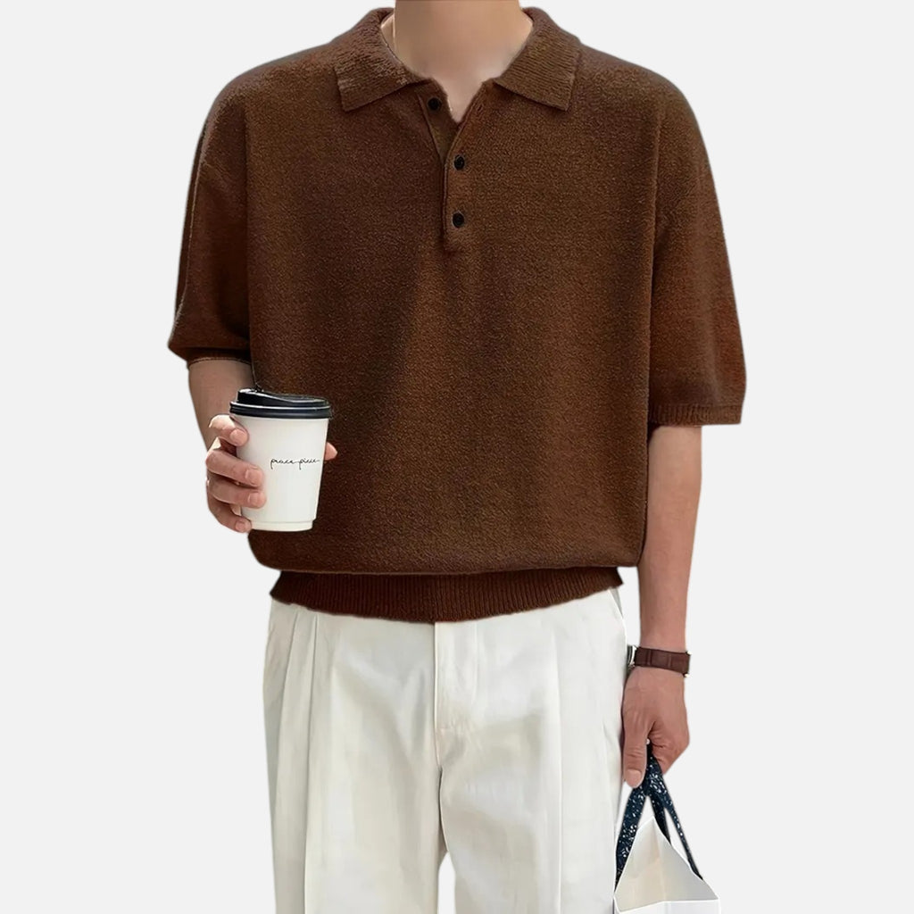 Belavyn | Menâs Riviera Knit Polo Shirt
