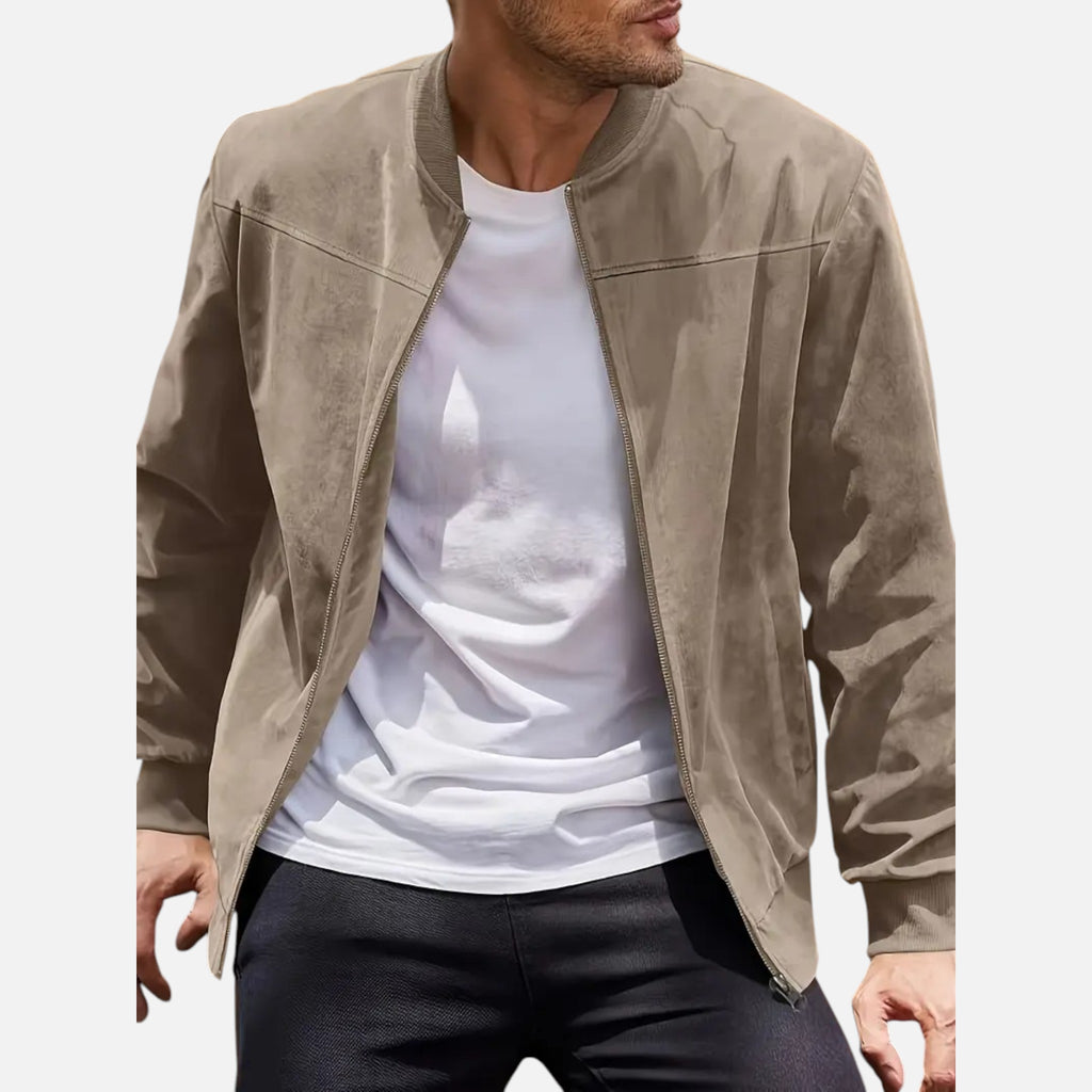 Belavyn | Menâs Heritage Zipper Jacket in Black